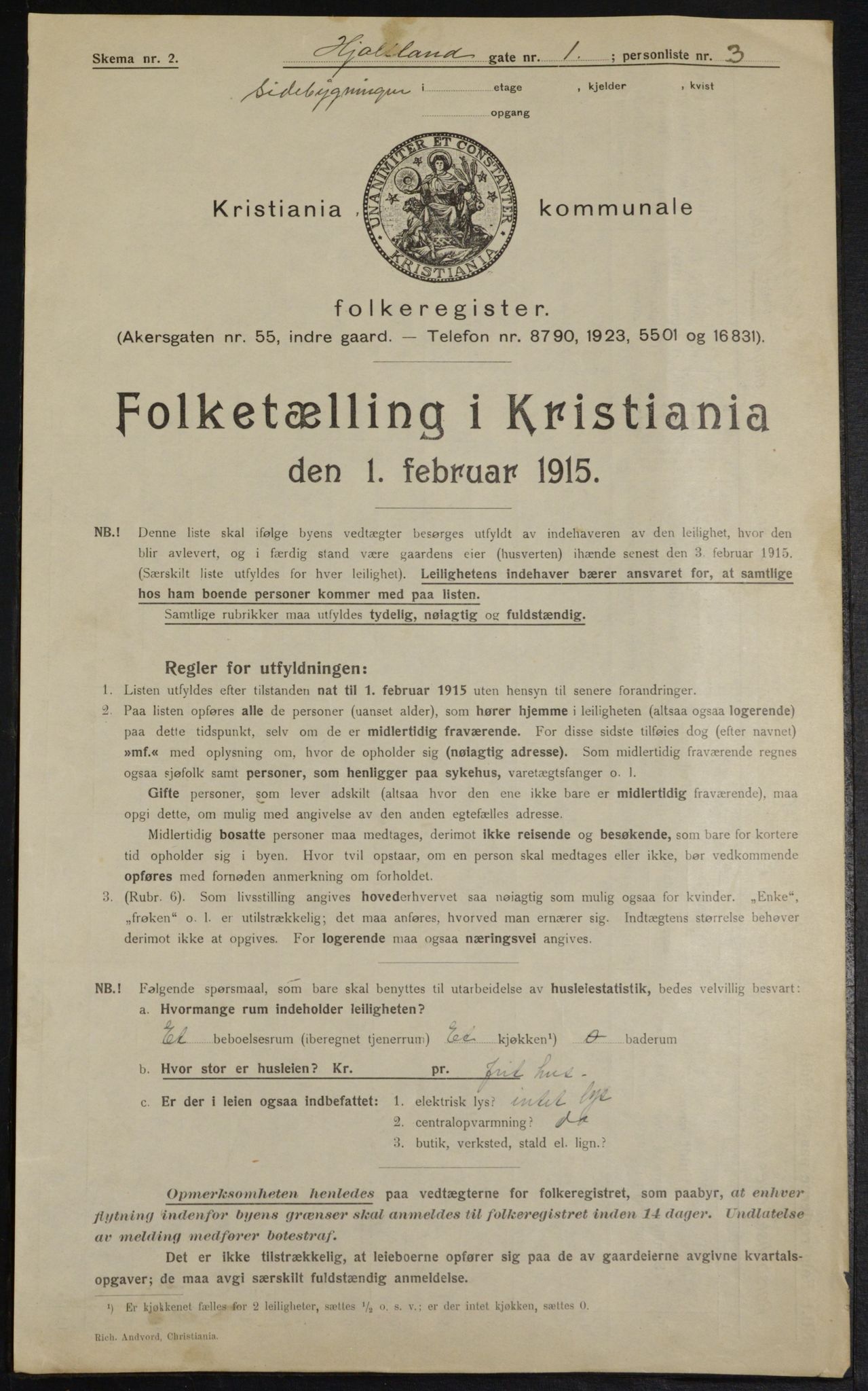 OBA, Municipal Census 1915 for Kristiania, 1915, p. 39749