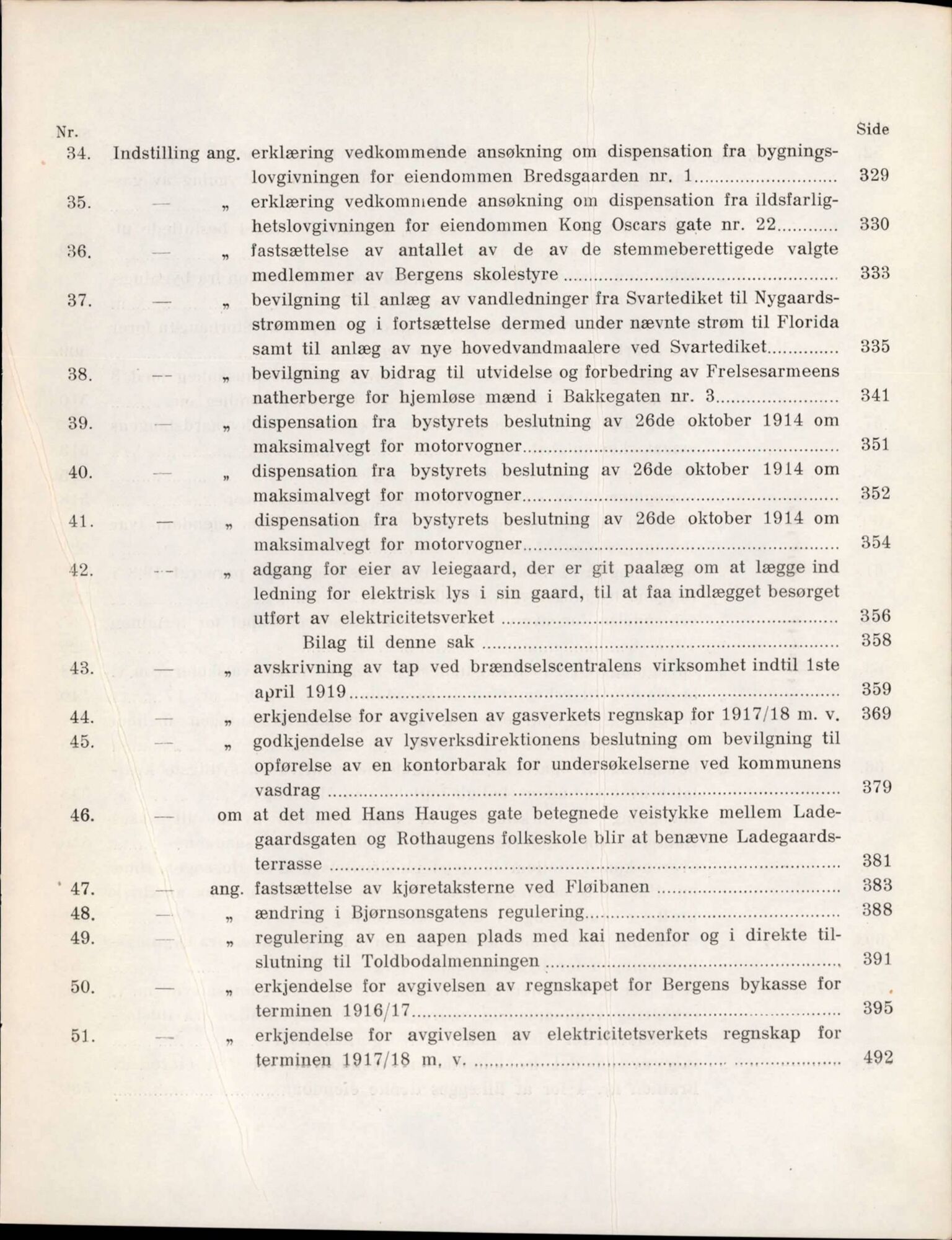 Bergen kommune. Formannskapet, BBA/A-0003/Ad/L0100: Bergens Kommuneforhandlinger, bind I, 1919-1920