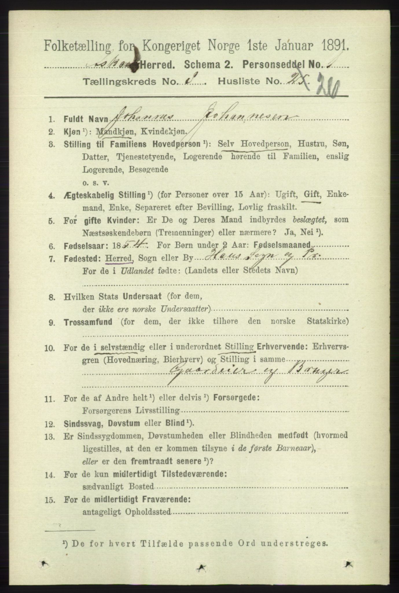 RA, 1891 census for 1247 Askøy, 1891, p. 5557
