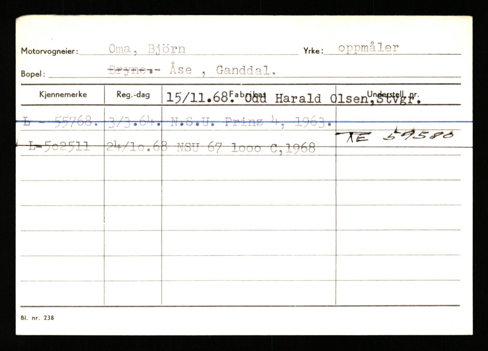 Stavanger trafikkstasjon, SAST/A-101942/0/H/L0028: Næsheim - Omastrand, 1930-1971, p. 2865