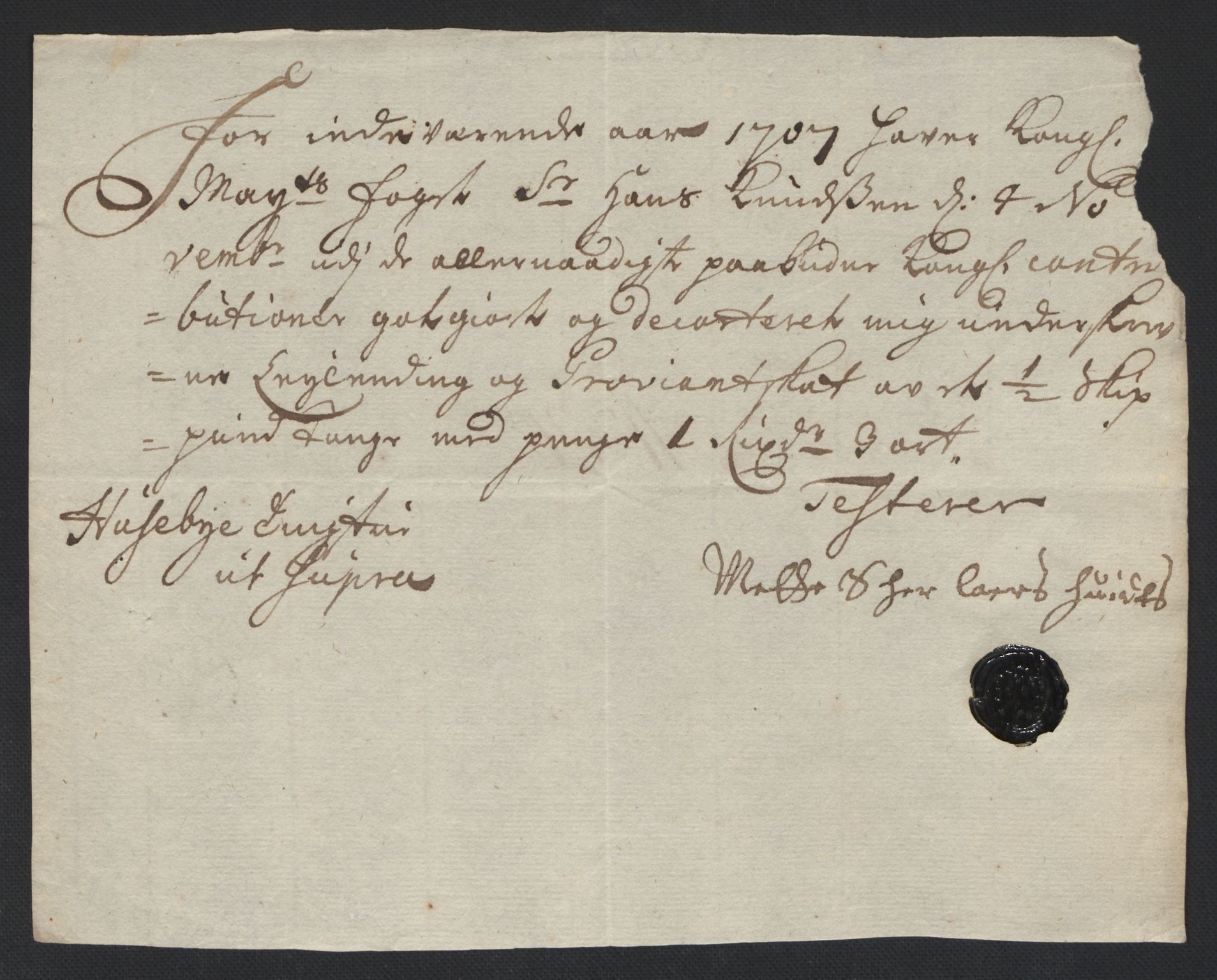 Rentekammeret inntil 1814, Reviderte regnskaper, Fogderegnskap, AV/RA-EA-4092/R04/L0134: Fogderegnskap Moss, Onsøy, Tune, Veme og Åbygge, 1707-1708, p. 182