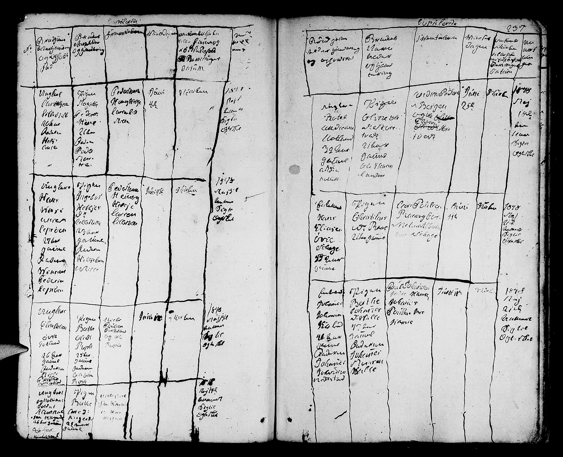 Fana Sokneprestembete, AV/SAB-A-75101/H/Hab/Habb/L0001: Parish register (copy) no. B 1, 1837-1855, p. 237