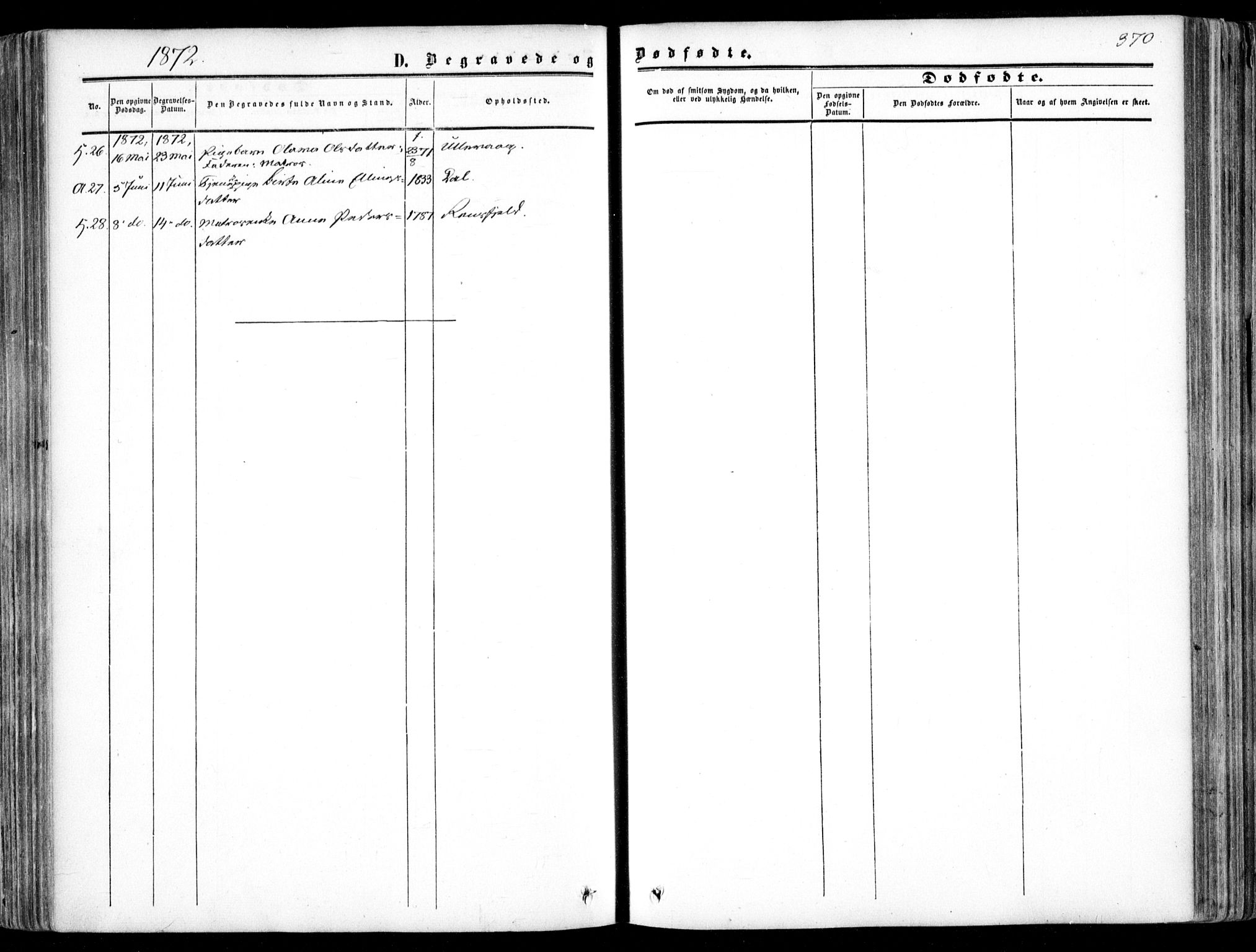 Dypvåg sokneprestkontor, SAK/1111-0007/F/Fa/Faa/L0006: Parish register (official) no. A 6, 1855-1872, p. 370