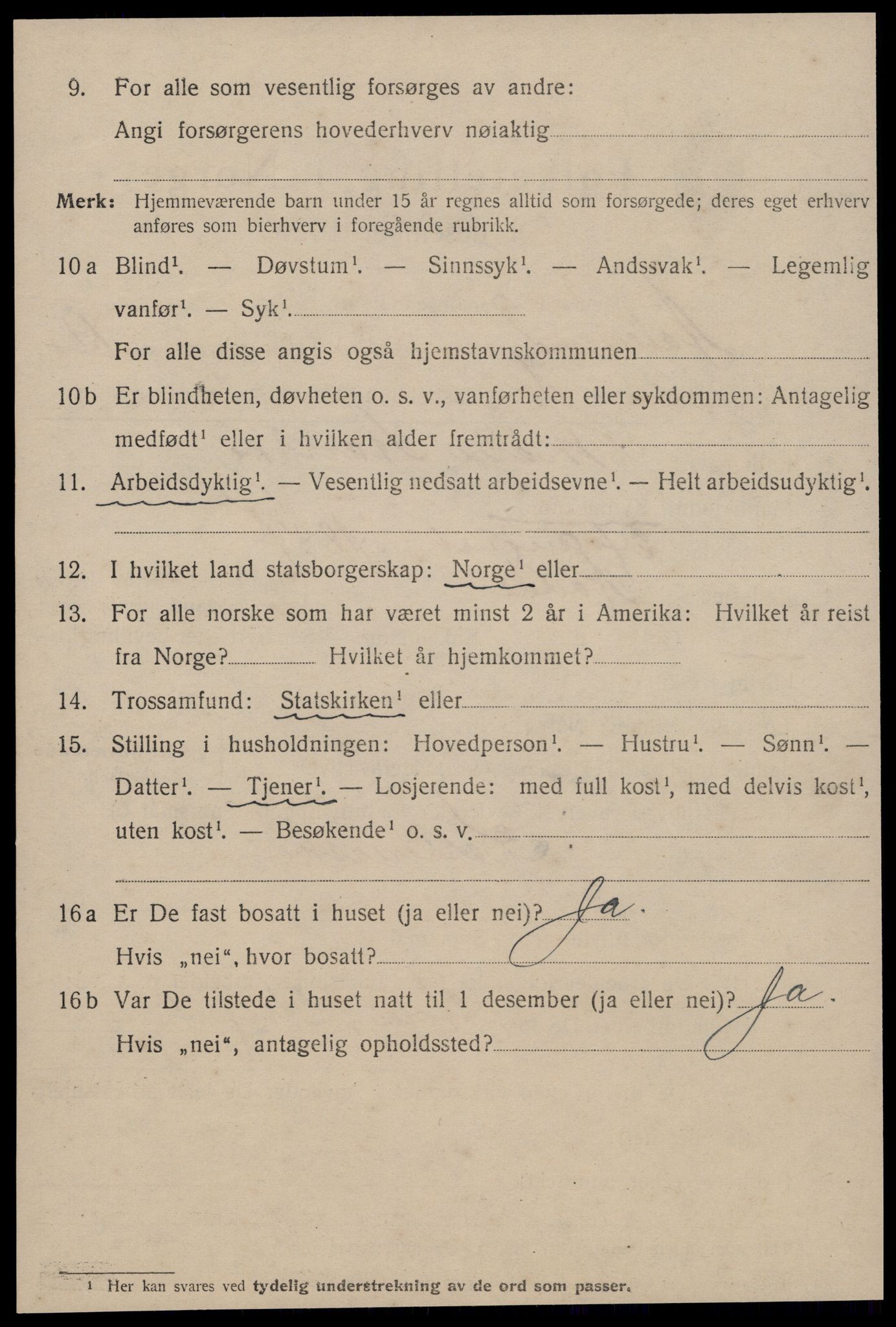 SAT, 1920 census for Ålesund, 1920, p. 24699