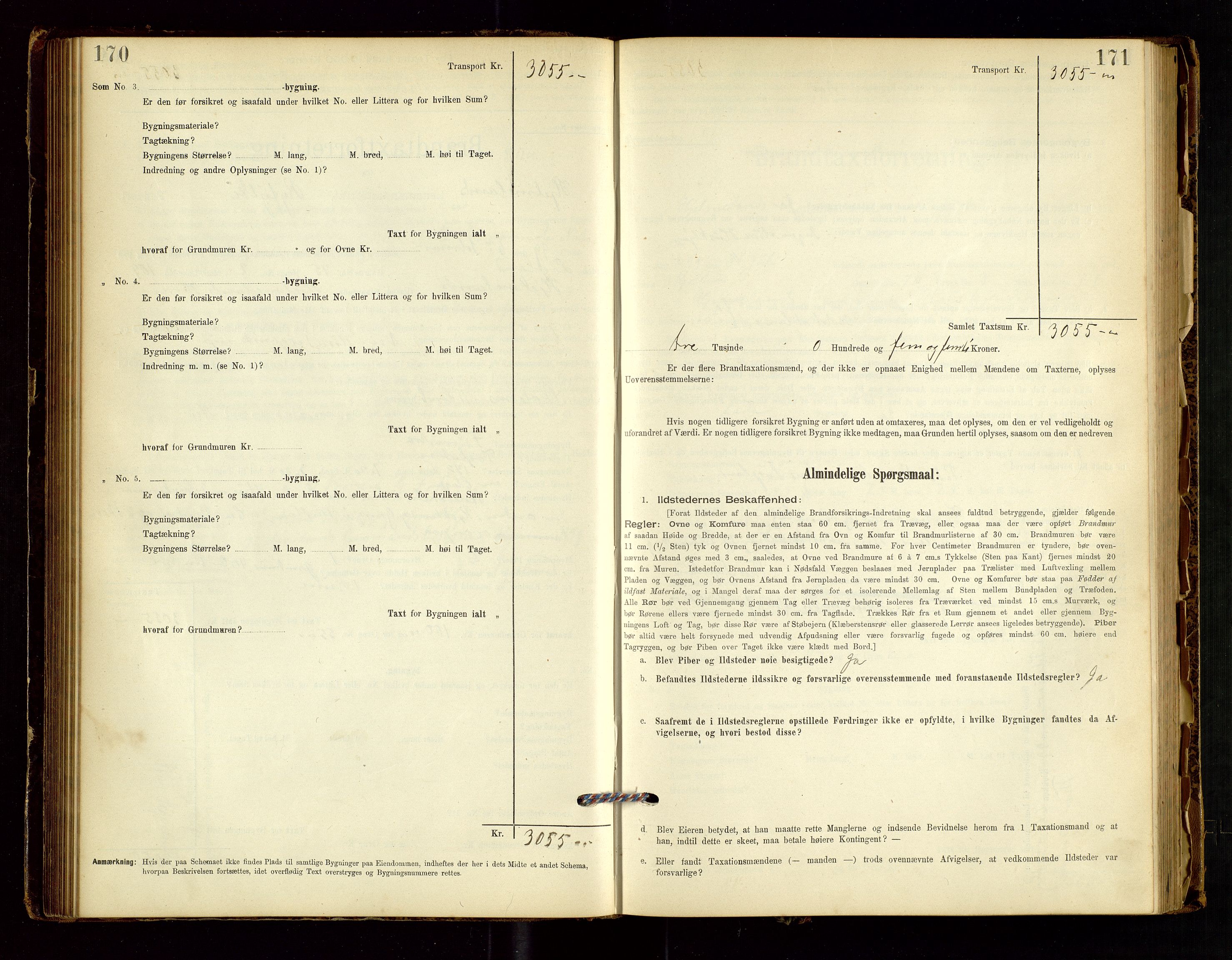 Hjelmeland lensmannskontor, AV/SAST-A-100439/Gob/L0001: "Brandtaxationsprotokol", 1895-1932, p. 170-171