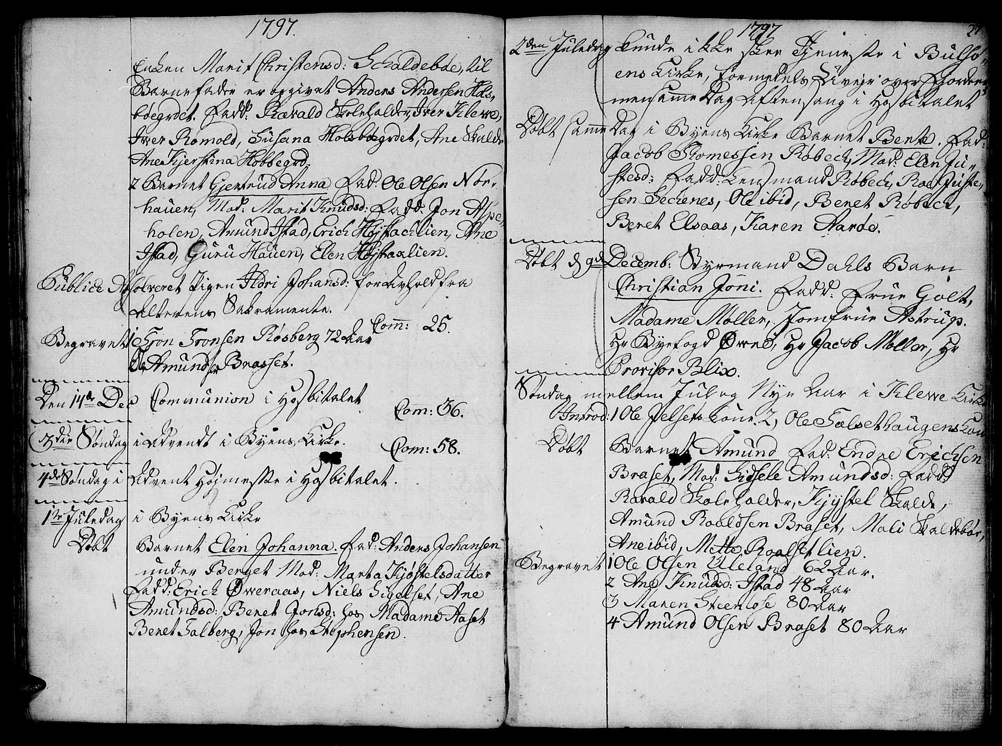 Ministerialprotokoller, klokkerbøker og fødselsregistre - Møre og Romsdal, SAT/A-1454/555/L0649: Parish register (official) no. 555A02 /1, 1795-1821, p. 27