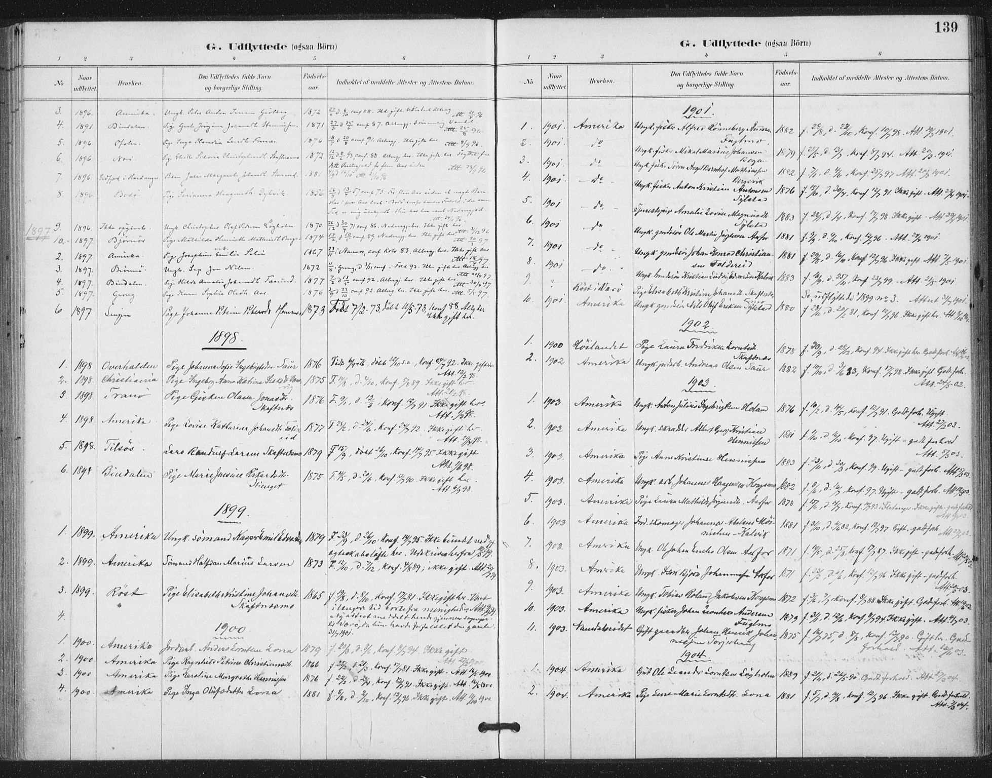 Ministerialprotokoller, klokkerbøker og fødselsregistre - Nord-Trøndelag, SAT/A-1458/783/L0660: Parish register (official) no. 783A02, 1886-1918, p. 139