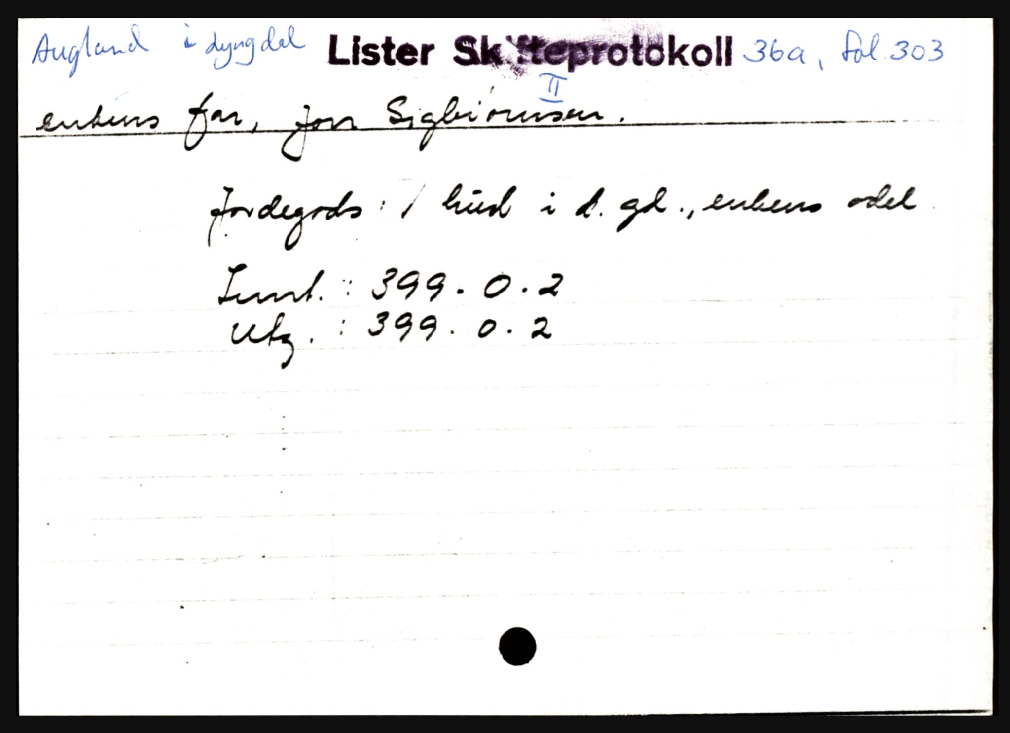 Lister sorenskriveri, AV/SAK-1221-0003/H, p. 419