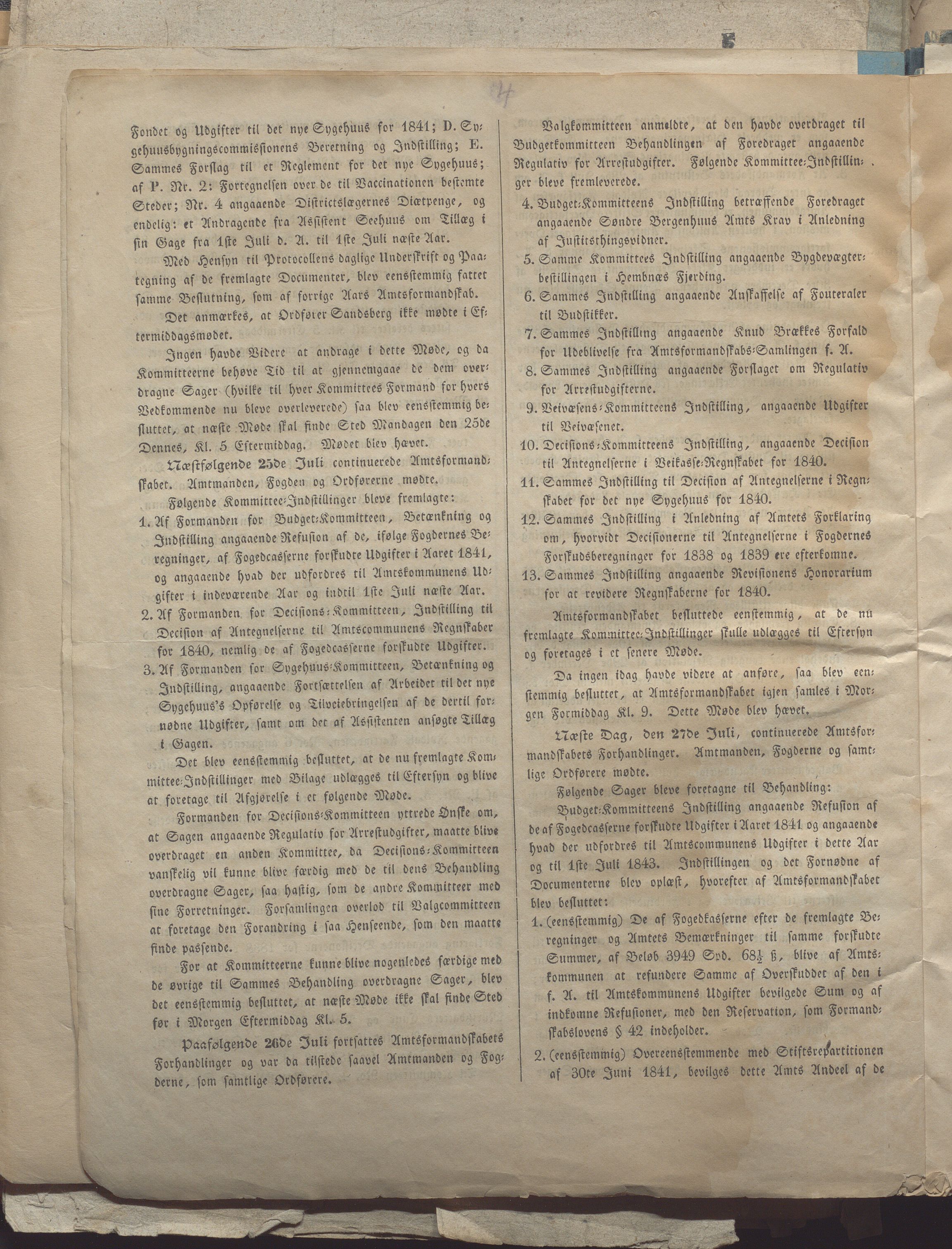 Rogaland fylkeskommune - Fylkesrådmannen , IKAR/A-900/A, 1838-1848, p. 70