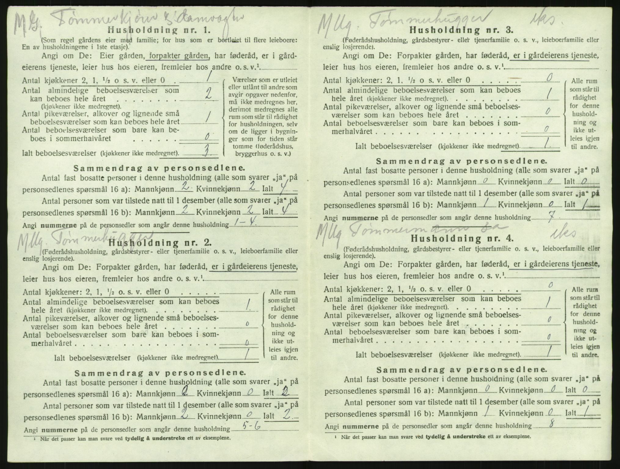 SAKO, 1920 census for Lardal, 1920, p. 504