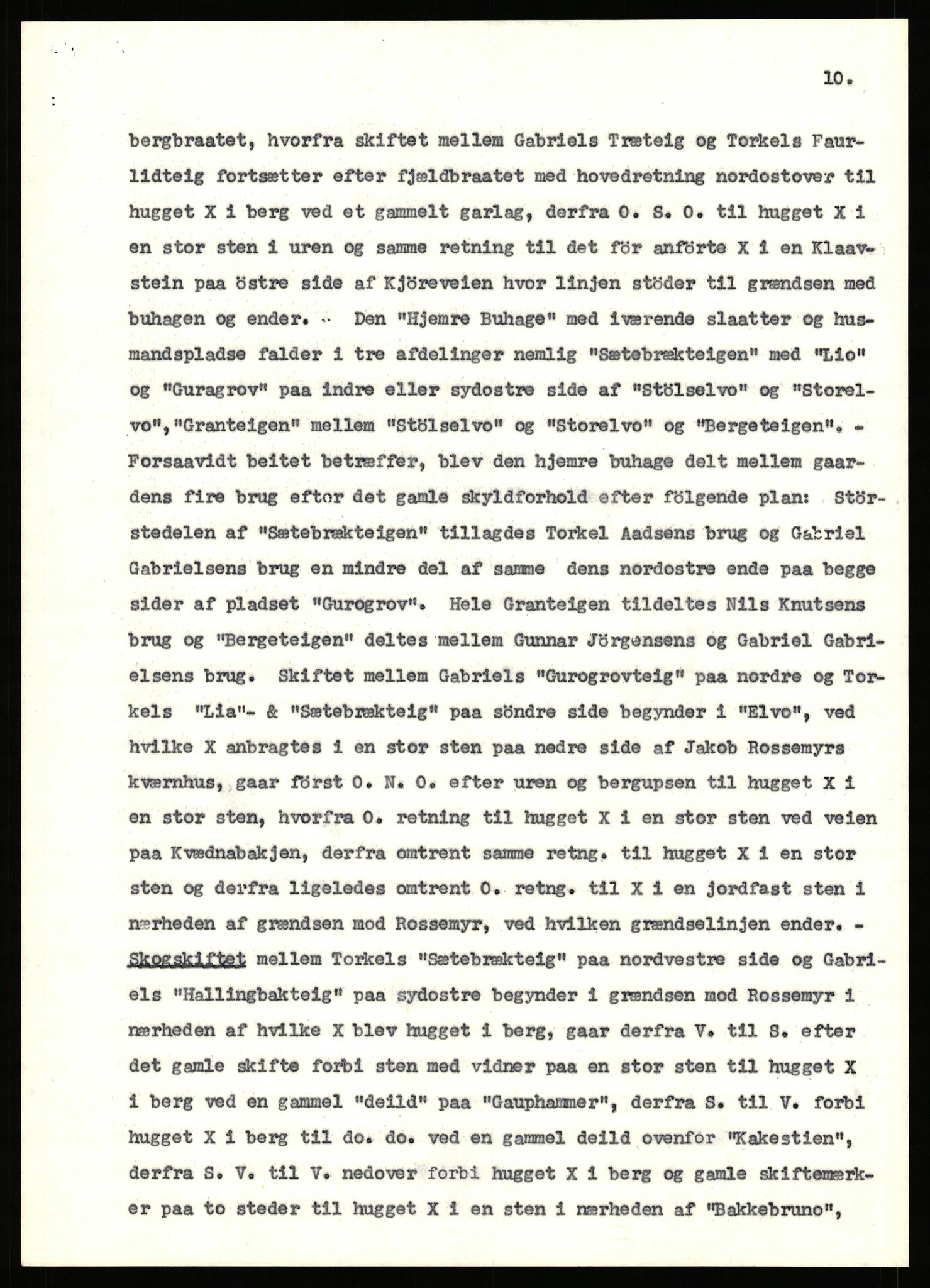 Statsarkivet i Stavanger, AV/SAST-A-101971/03/Y/Yj/L0025: Avskrifter sortert etter gårdsnavn: Garpestad - Gjerde, 1750-1930, p. 243