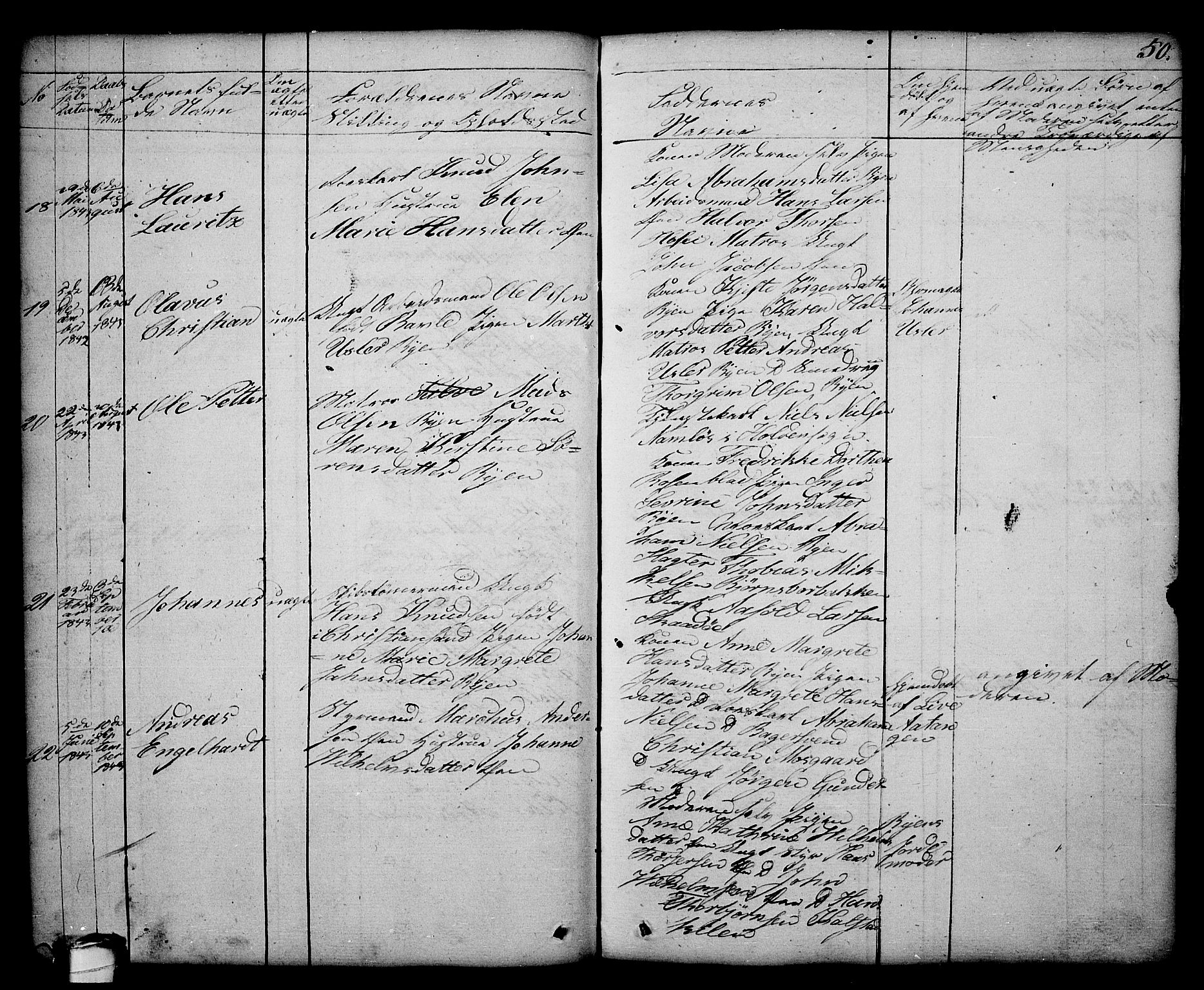 Kragerø kirkebøker, AV/SAKO-A-278/G/Ga/L0003: Parish register (copy) no. 3, 1832-1852, p. 50