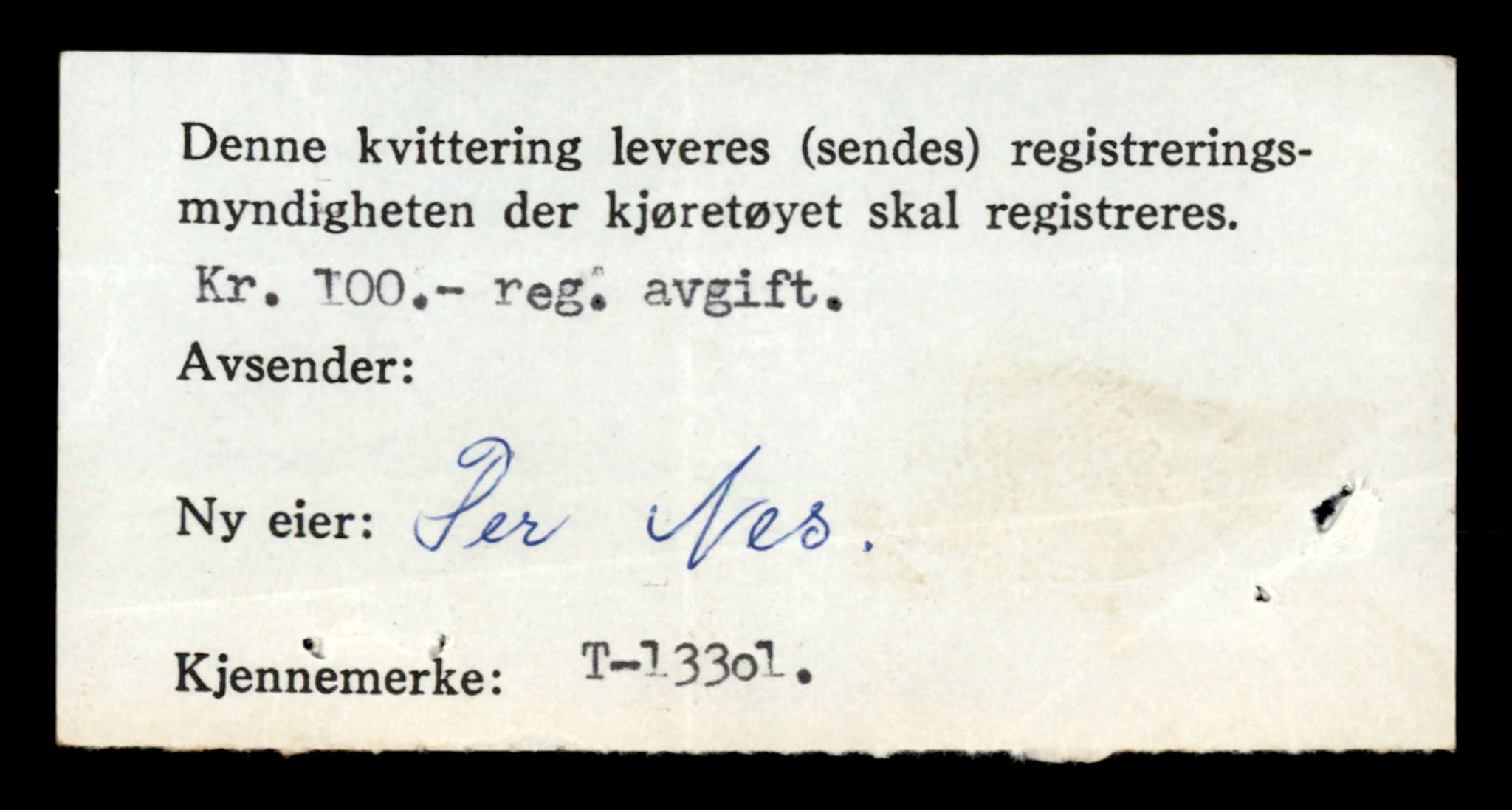 Møre og Romsdal vegkontor - Ålesund trafikkstasjon, SAT/A-4099/F/Fe/L0038: Registreringskort for kjøretøy T 13180 - T 13360, 1927-1998, p. 2112