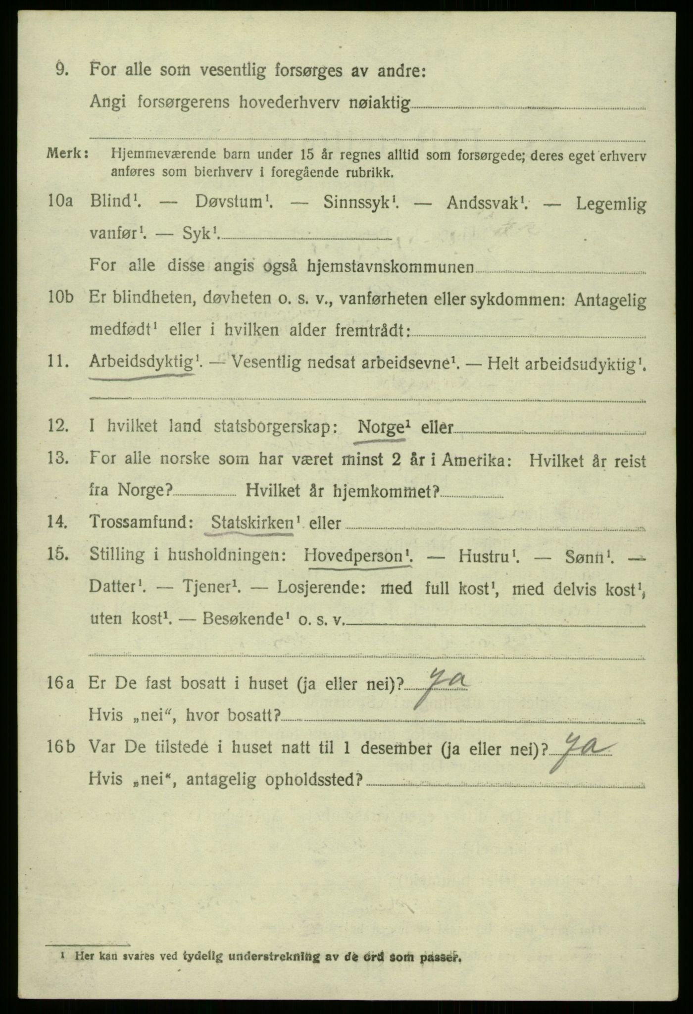 SAB, 1920 census for Manger, 1920, p. 2204
