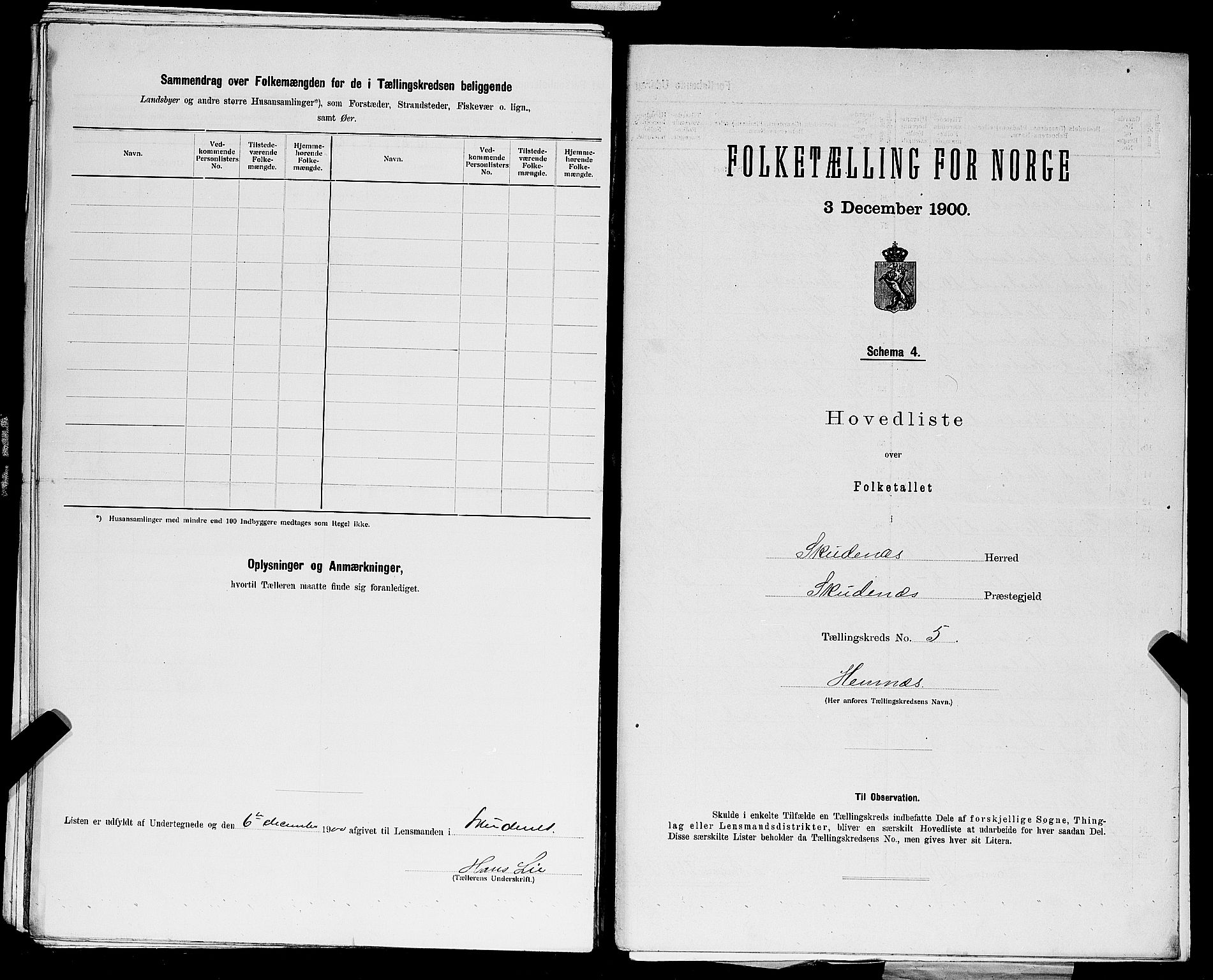 SAST, 1900 census for Skudenes, 1900, p. 23