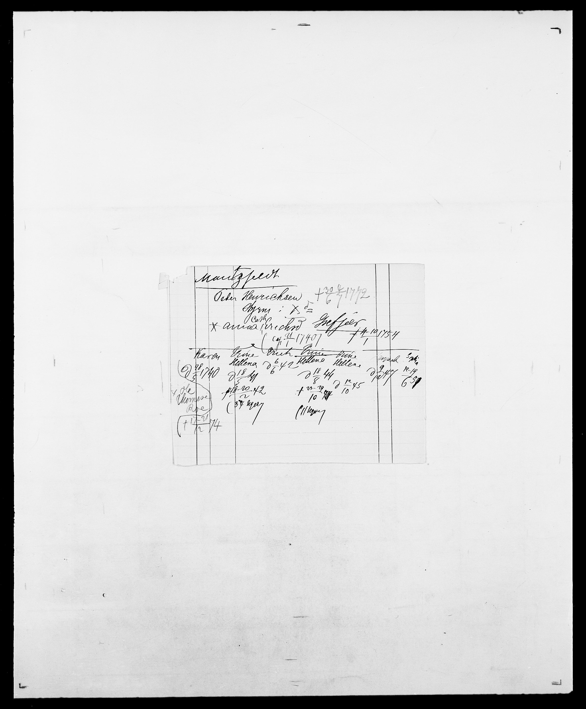 Delgobe, Charles Antoine - samling, SAO/PAO-0038/D/Da/L0025: Løberg - Mazar, p. 325