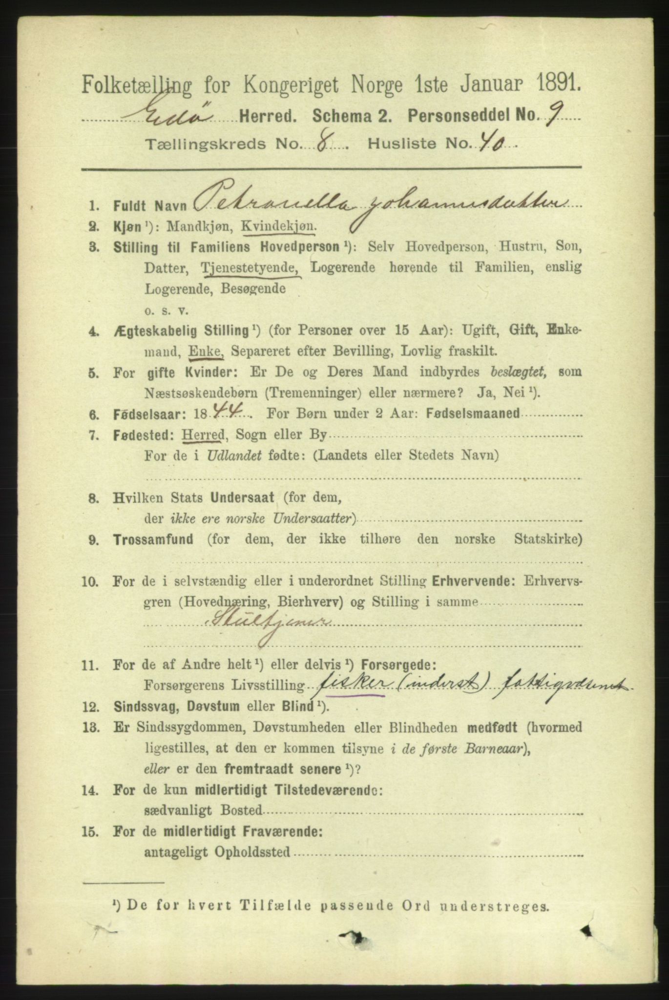 RA, 1891 census for 1573 Edøy, 1891, p. 2265