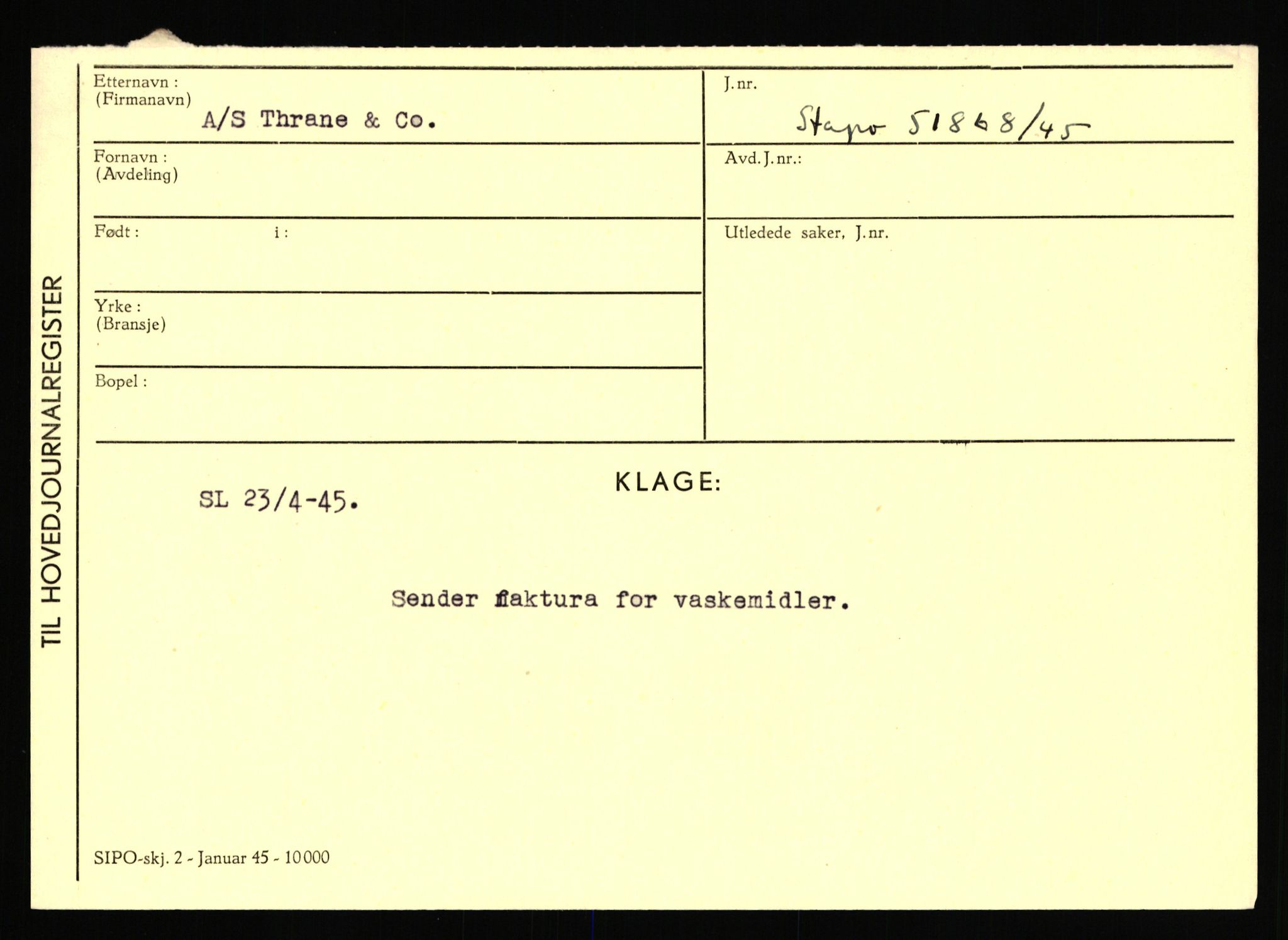 Statspolitiet - Hovedkontoret / Osloavdelingen, AV/RA-S-1329/C/Ca/L0015: Svea - Tøsse, 1943-1945, p. 2969