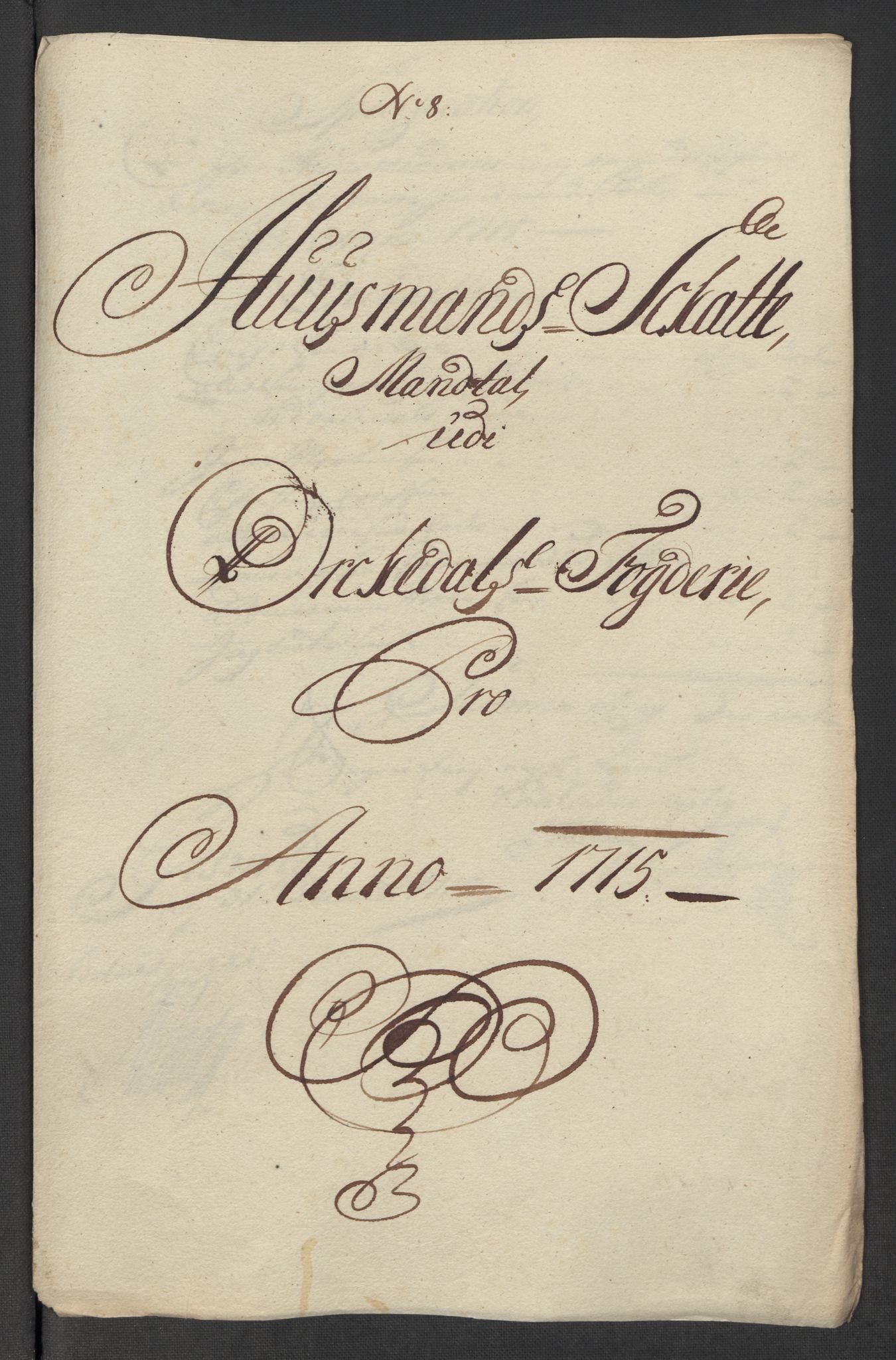 Rentekammeret inntil 1814, Reviderte regnskaper, Fogderegnskap, RA/EA-4092/R60/L3966: Fogderegnskap Orkdal og Gauldal, 1715, p. 131