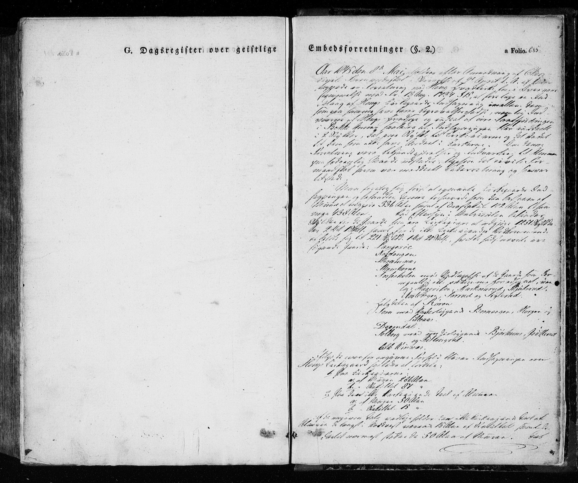 Eiker kirkebøker, SAKO/A-4/F/Fa/L0013a: Parish register (official) no. I 13A, 1832-1845, p. 685