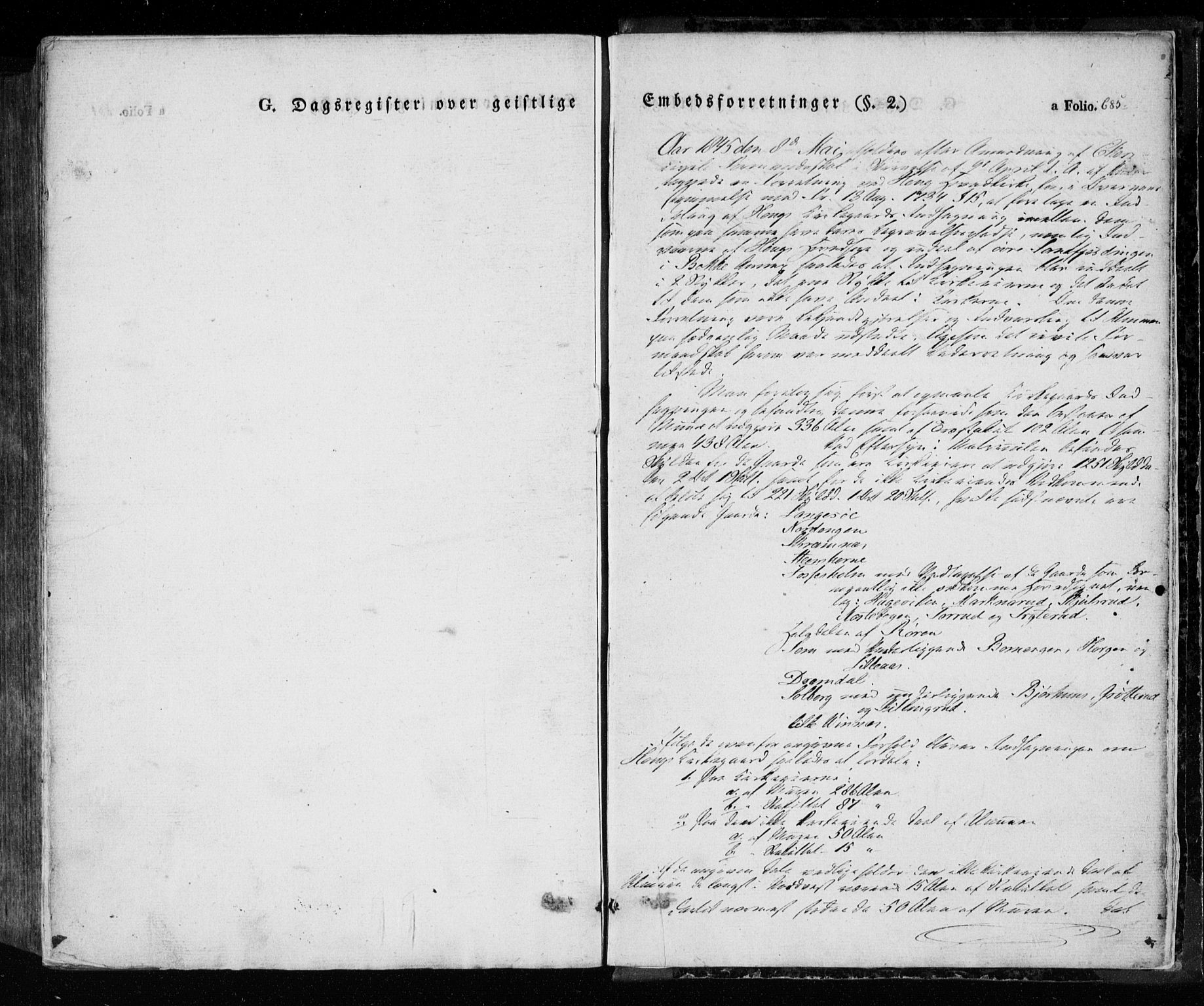 Eiker kirkebøker, AV/SAKO-A-4/F/Fa/L0013a: Parish register (official) no. I 13A, 1832-1845, p. 685