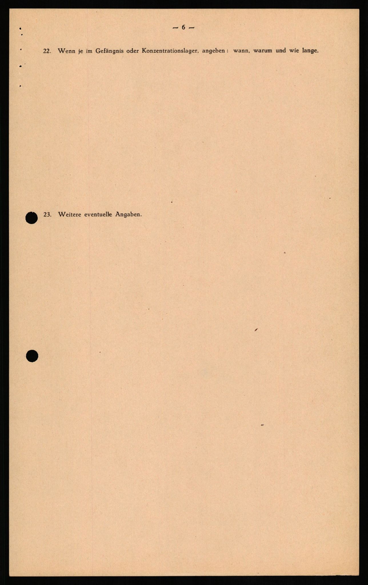 Forsvaret, Forsvarets overkommando II, RA/RAFA-3915/D/Db/L0019: CI Questionaires. Tyske okkupasjonsstyrker i Norge. Tyskere., 1945-1946, p. 328