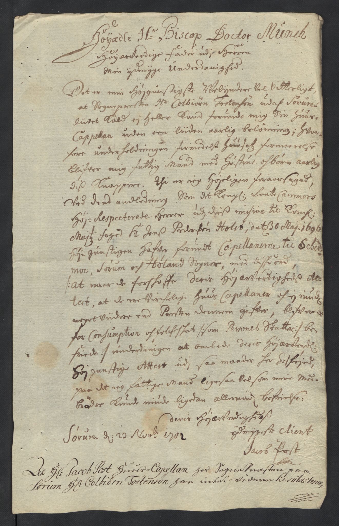 Rentekammeret inntil 1814, Reviderte regnskaper, Fogderegnskap, AV/RA-EA-4092/R11/L0586: Fogderegnskap Nedre Romerike, 1703, p. 168