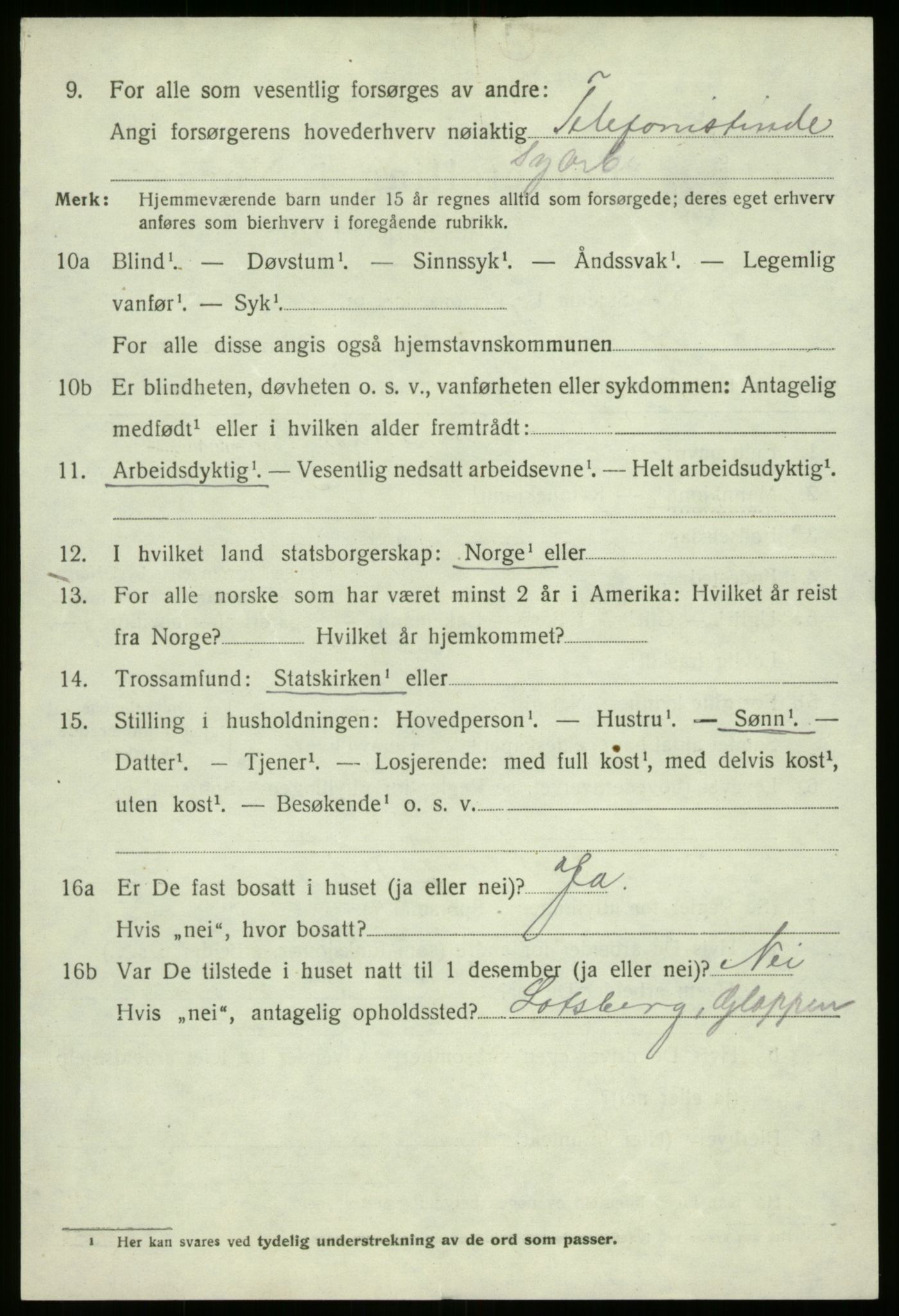 SAB, 1920 census for Eid, 1920, p. 2939