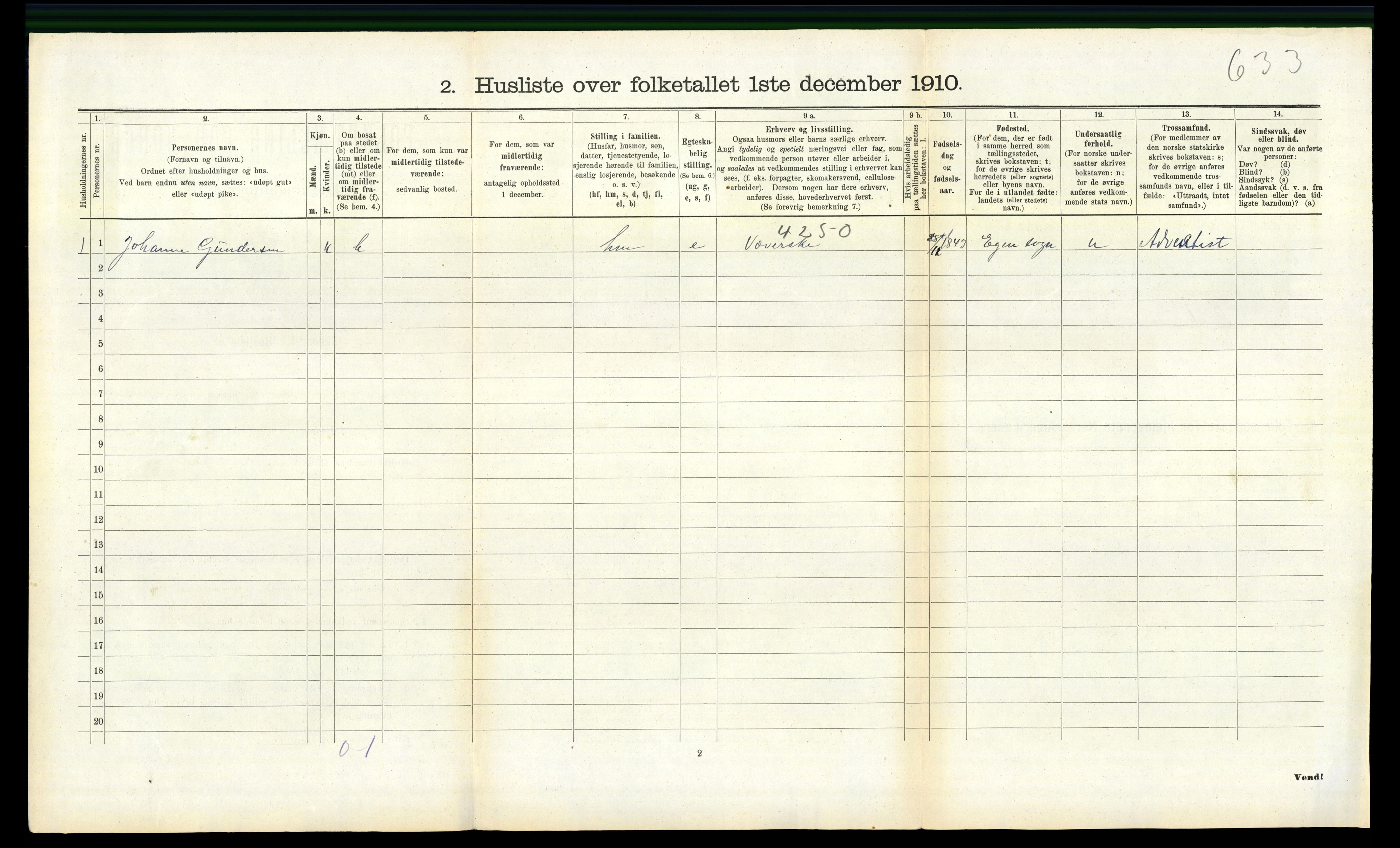 RA, 1910 census for Halse og Harkmark, 1910, p. 827