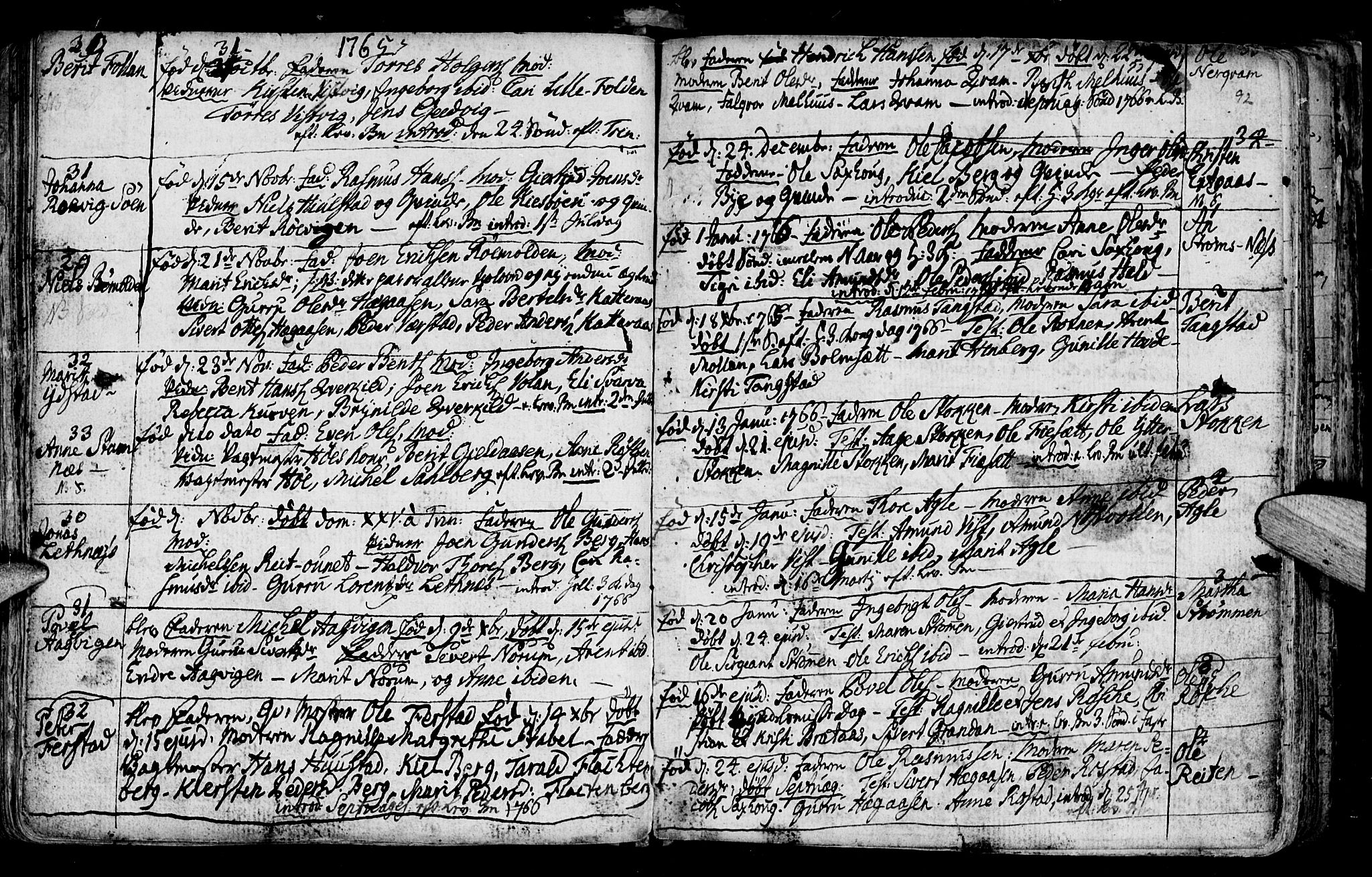 Ministerialprotokoller, klokkerbøker og fødselsregistre - Nord-Trøndelag, SAT/A-1458/730/L0273: Parish register (official) no. 730A02, 1762-1802, p. 92