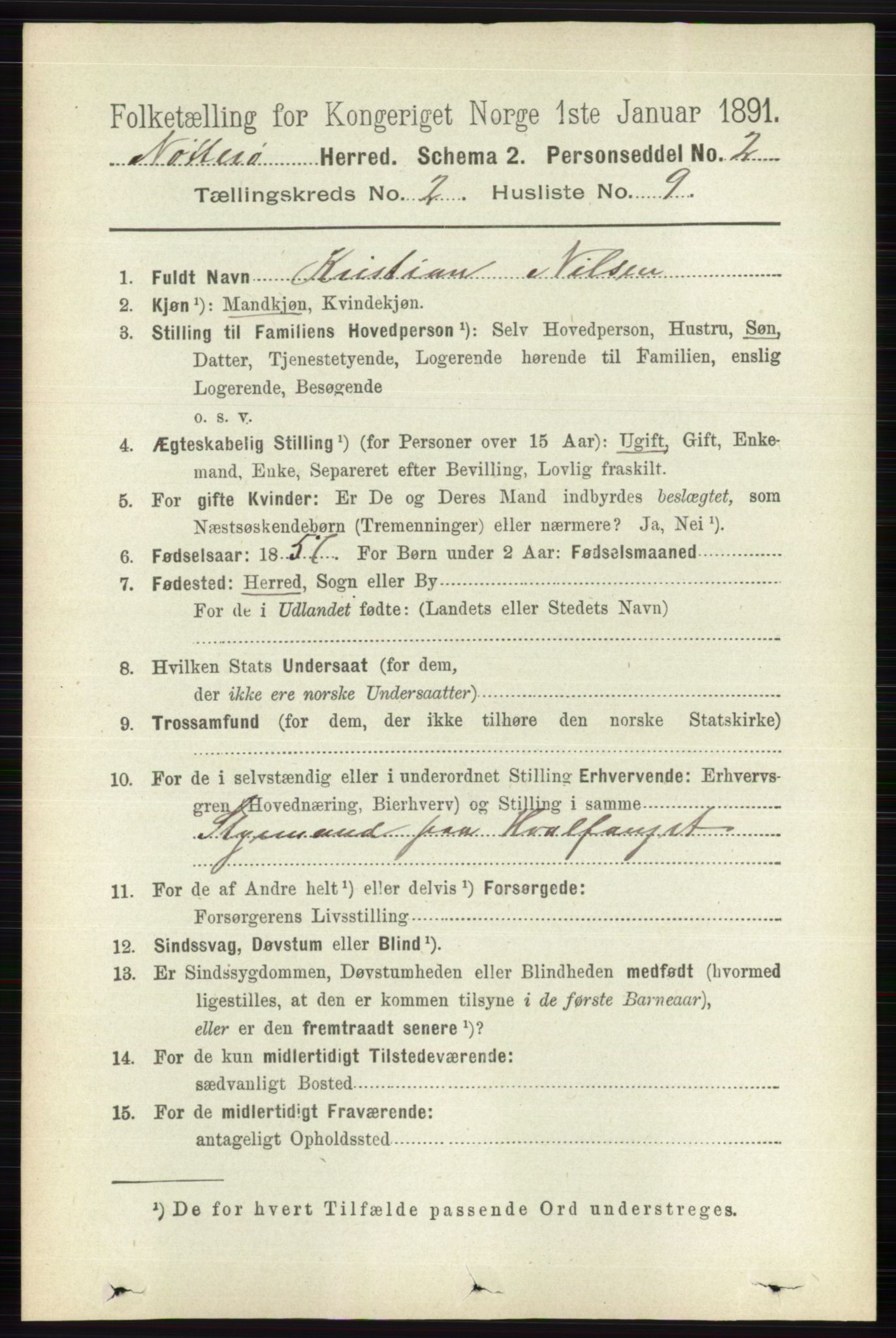 RA, 1891 census for 0722 Nøtterøy, 1891, p. 903