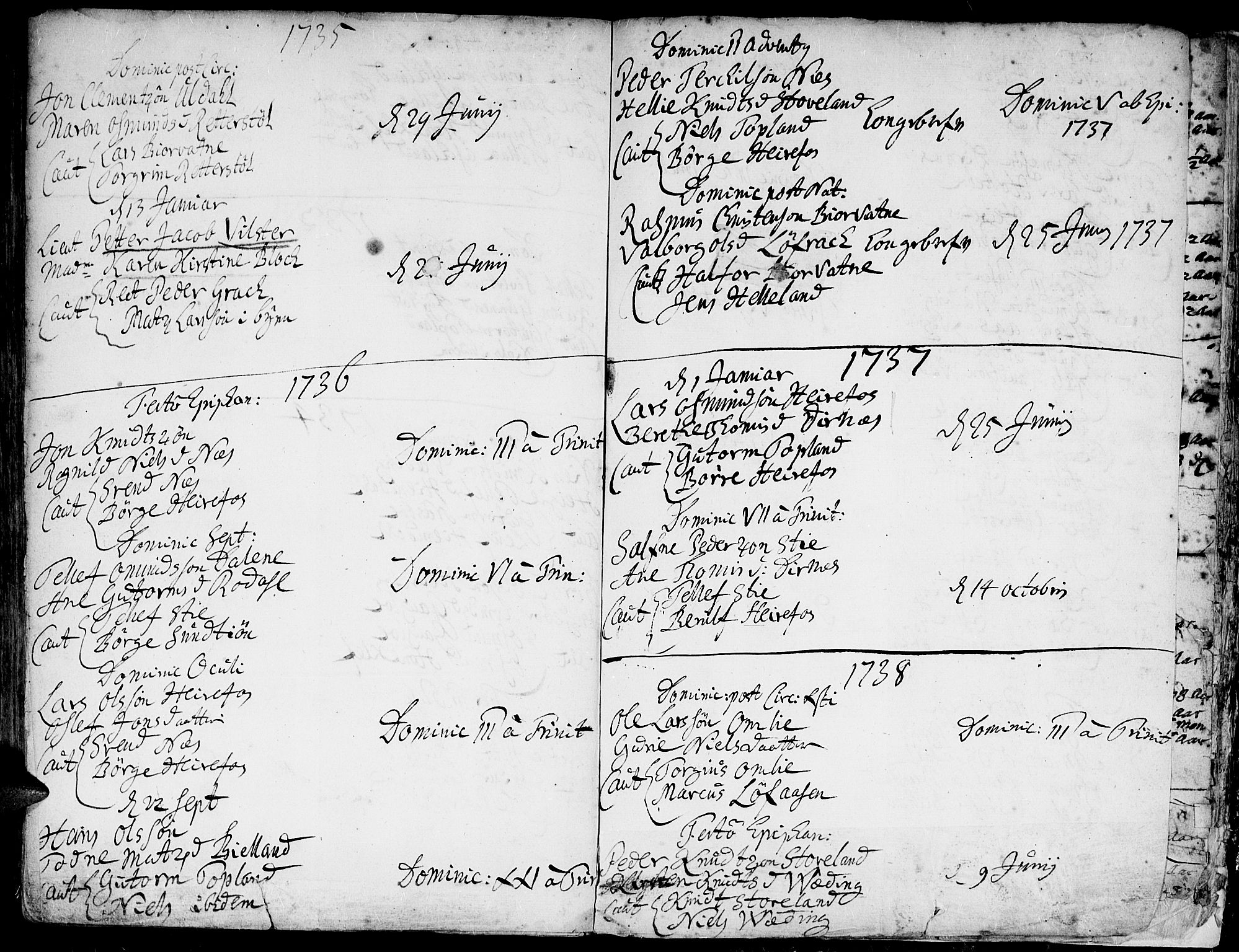 Hommedal sokneprestkontor, AV/SAK-1111-0023/F/Fa/Fab/L0001: Parish register (official) no. A 1 /3, 1690-1738