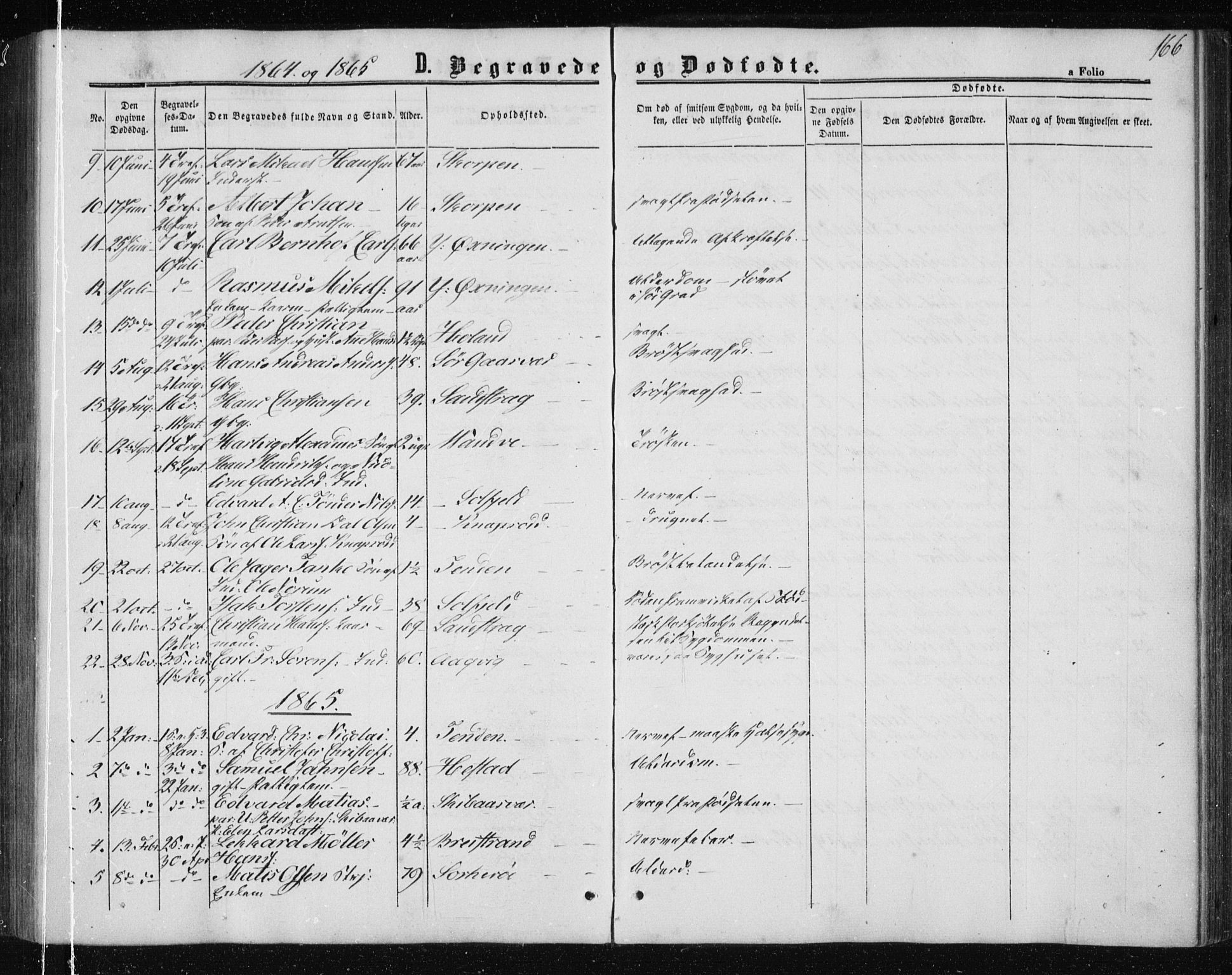 Ministerialprotokoller, klokkerbøker og fødselsregistre - Nordland, AV/SAT-A-1459/834/L0505: Parish register (official) no. 834A03, 1862-1871, p. 166