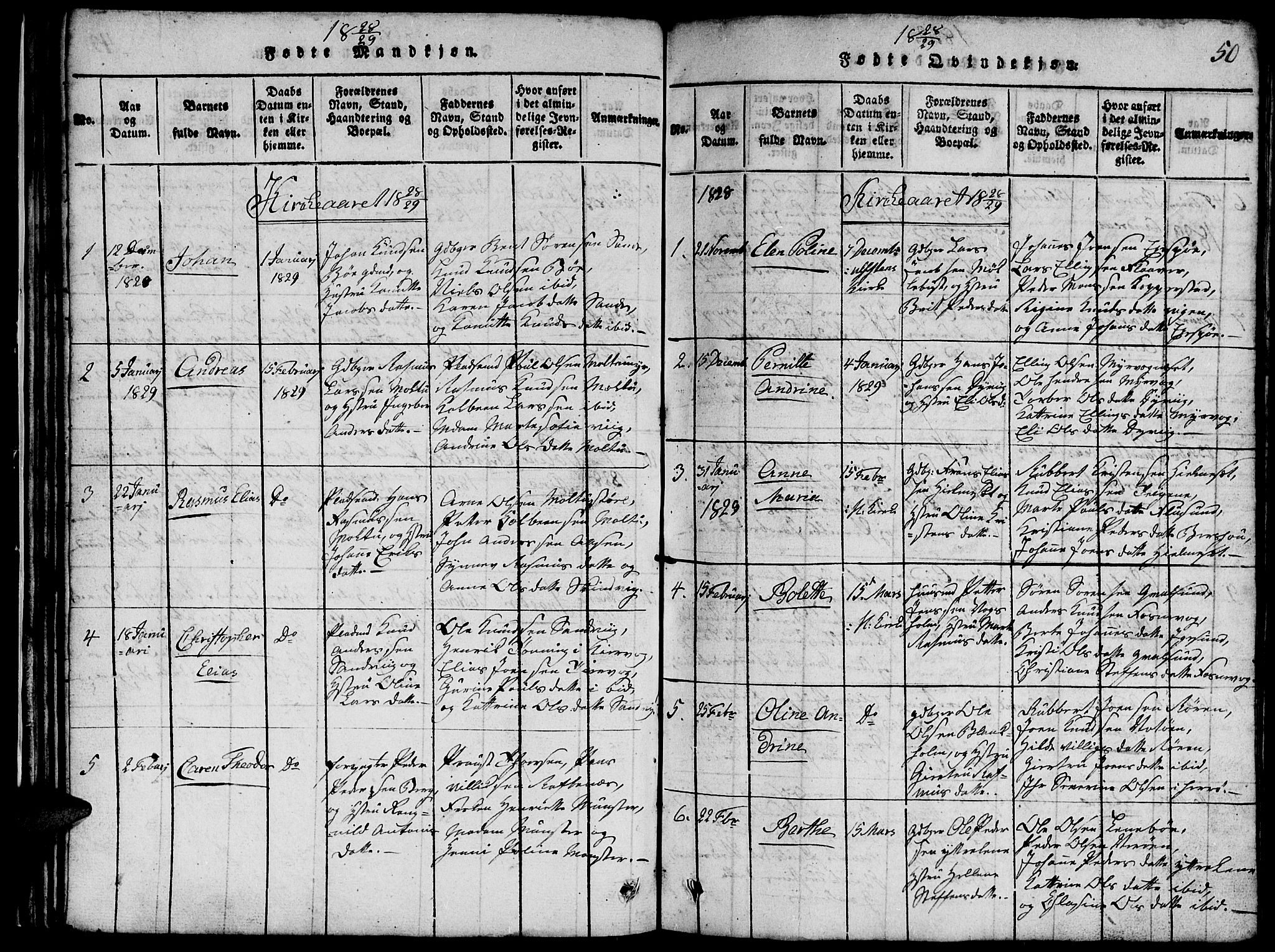 Ministerialprotokoller, klokkerbøker og fødselsregistre - Møre og Romsdal, AV/SAT-A-1454/507/L0078: Parish register (copy) no. 507C01, 1816-1840, p. 50