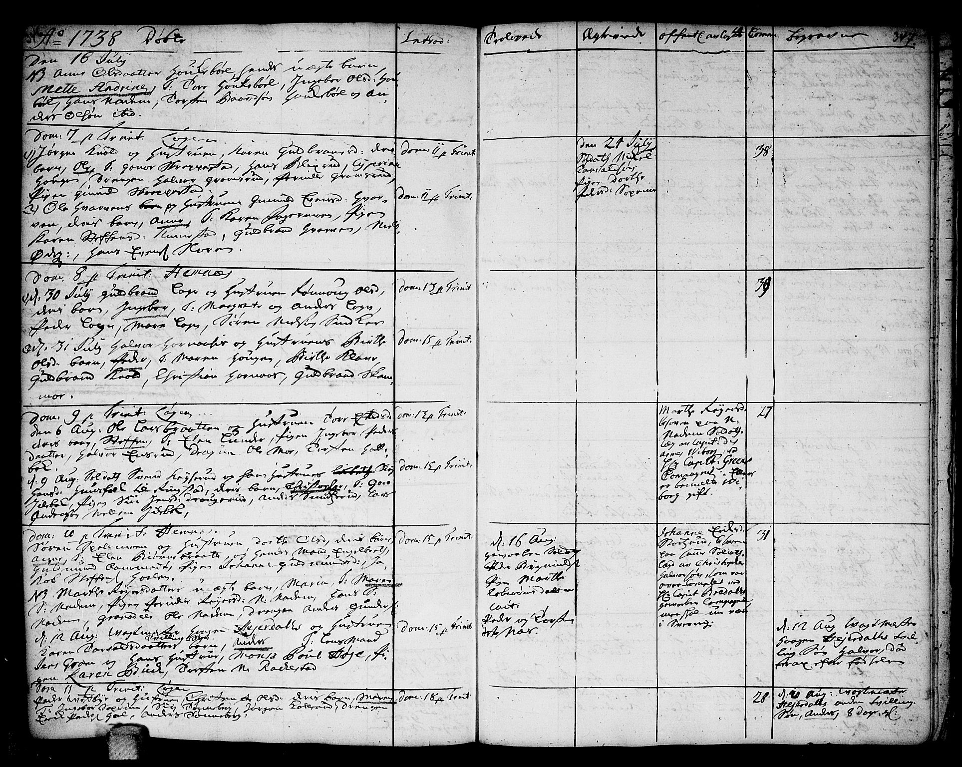 Høland prestekontor Kirkebøker, AV/SAO-A-10346a/F/Fa/L0002: Parish register (official) no. I 2, 1728-1738, p. 346-347