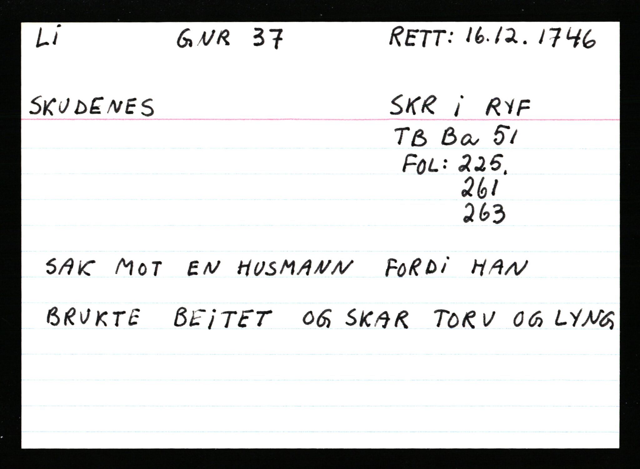 Statsarkivet i Stavanger, AV/SAST-A-101971/03/Y/Ym/L0035: Åstedskort sortert etter gårdsnavn: Leiranger - Lindanger, 1600-1950, p. 336