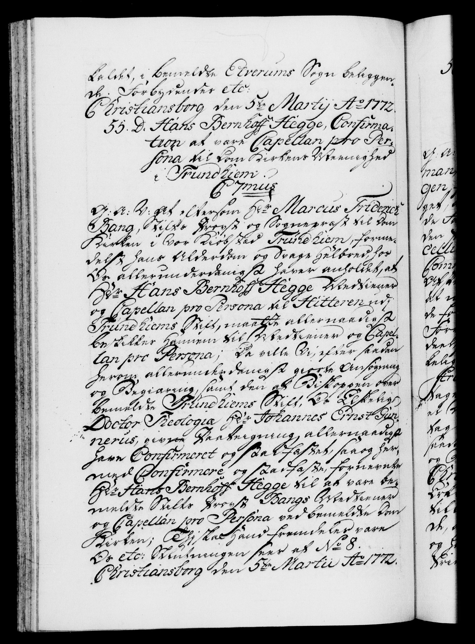 Danske Kanselli 1572-1799, RA/EA-3023/F/Fc/Fca/Fcaa/L0045: Norske registre "Norske eller 3. dept.s åpne brev, 1771-1773, p. 233b