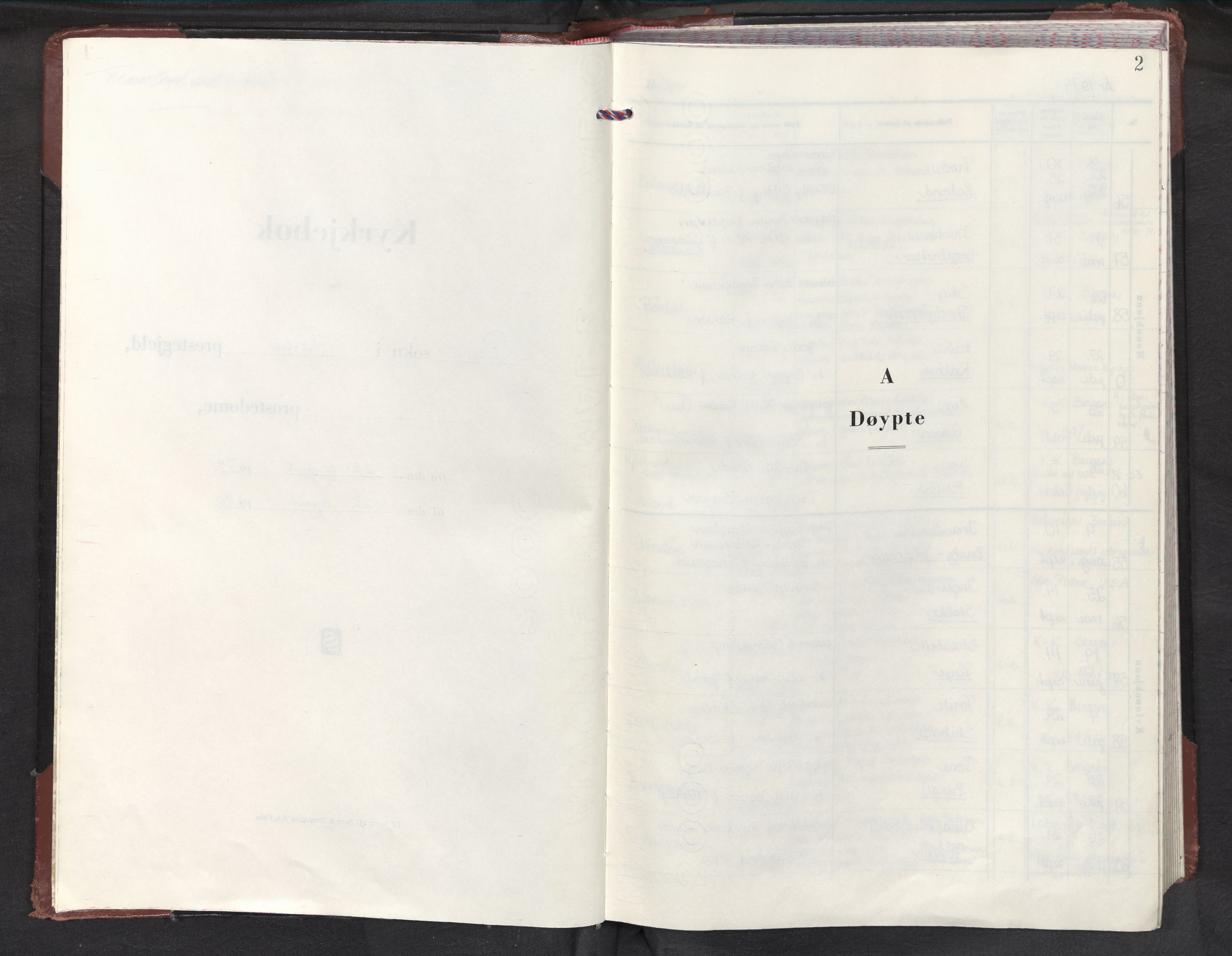 Fana Sokneprestembete, AV/SAB-A-75101/H/Haa/Haac/L0003: Parish register (official) no. C 3, 1974-1990, p. 2