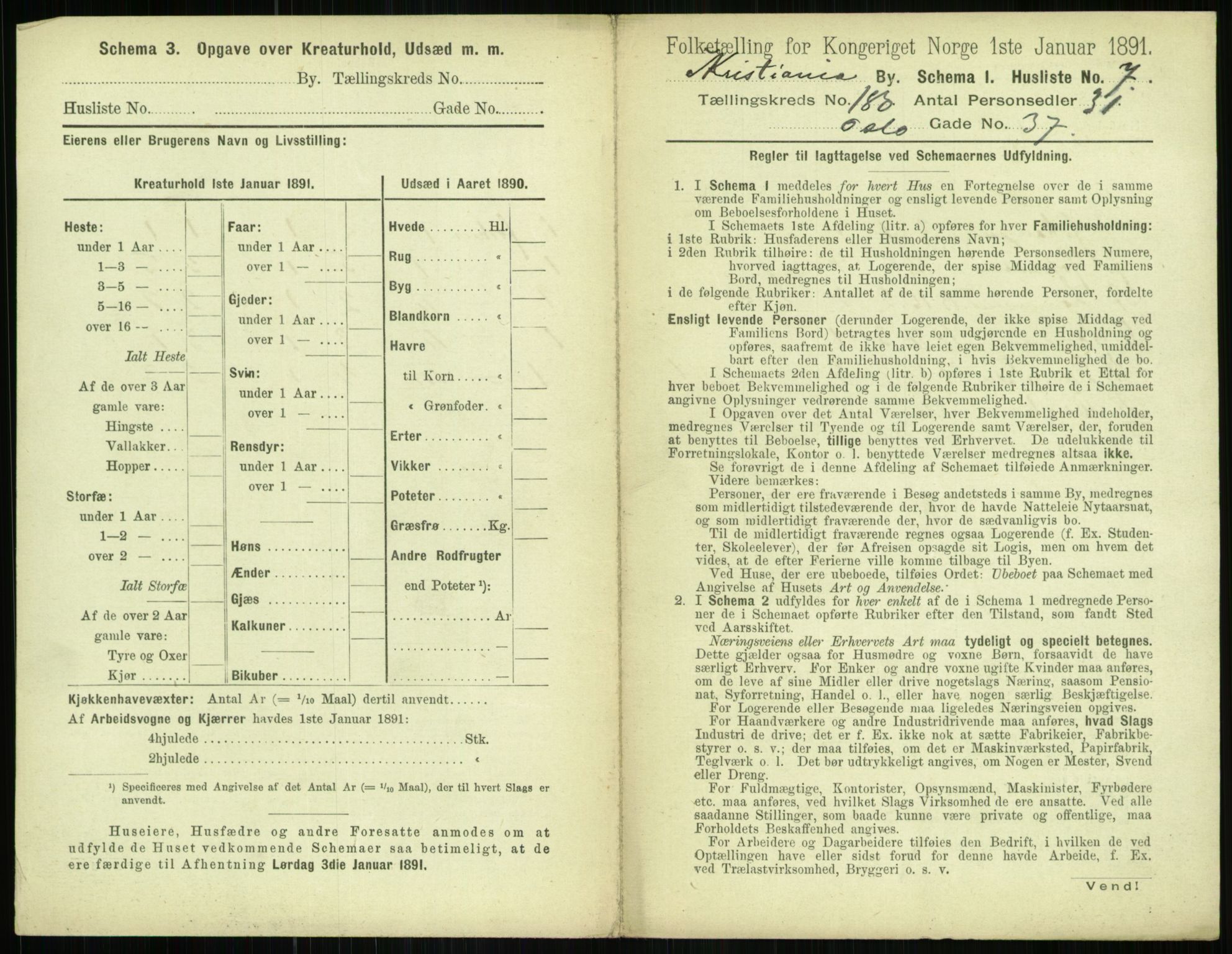 RA, 1891 census for 0301 Kristiania, 1891, p. 108236