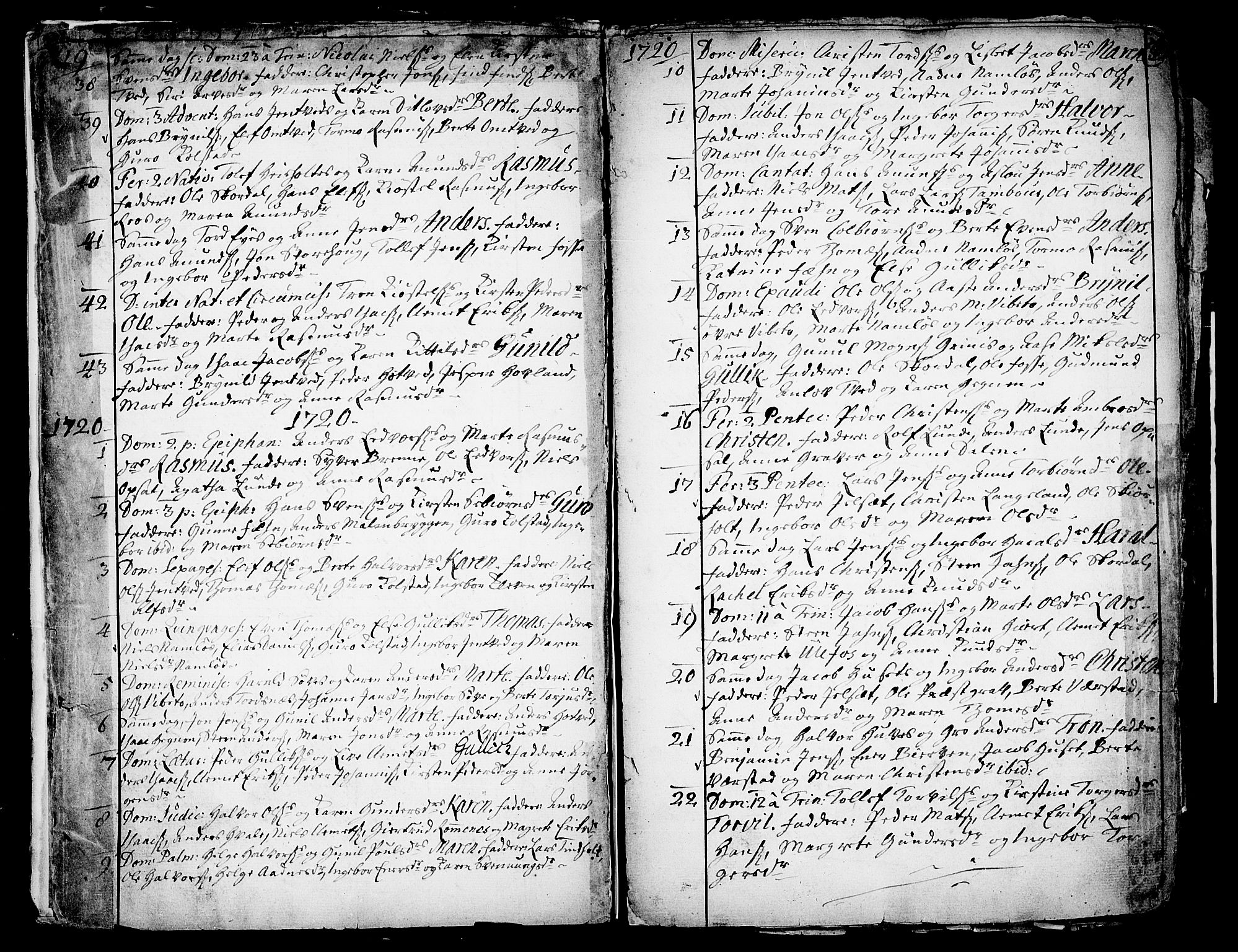 Holla kirkebøker, SAKO/A-272/F/Fa/L0001: Parish register (official) no. 1, 1717-1779, p. 5