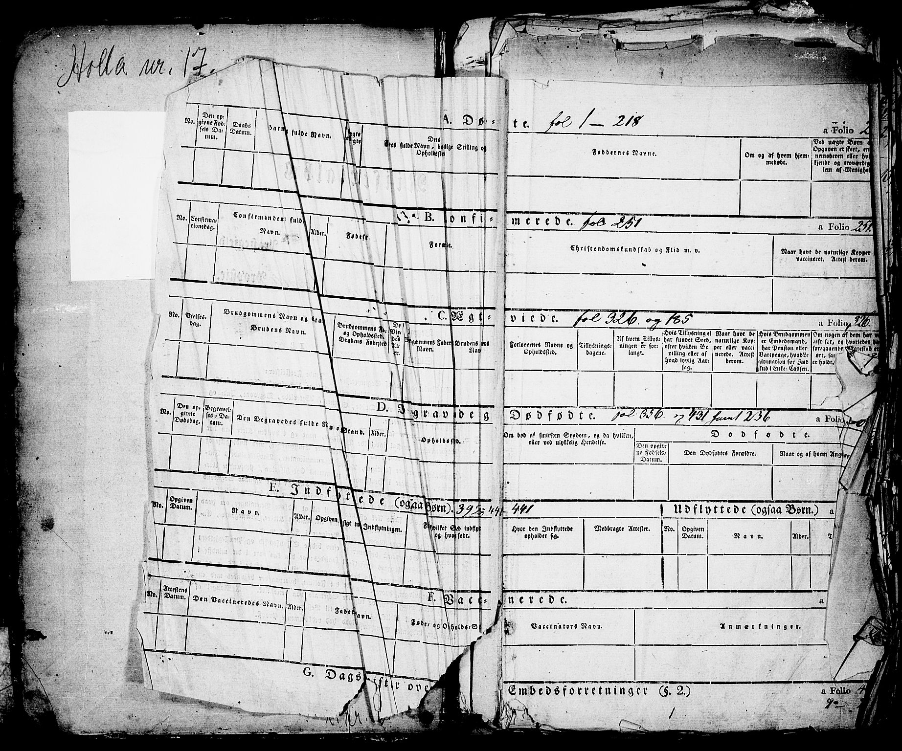 Holla kirkebøker, AV/SAKO-A-272/F/Fa/L0004: Parish register (official) no. 4, 1830-1848