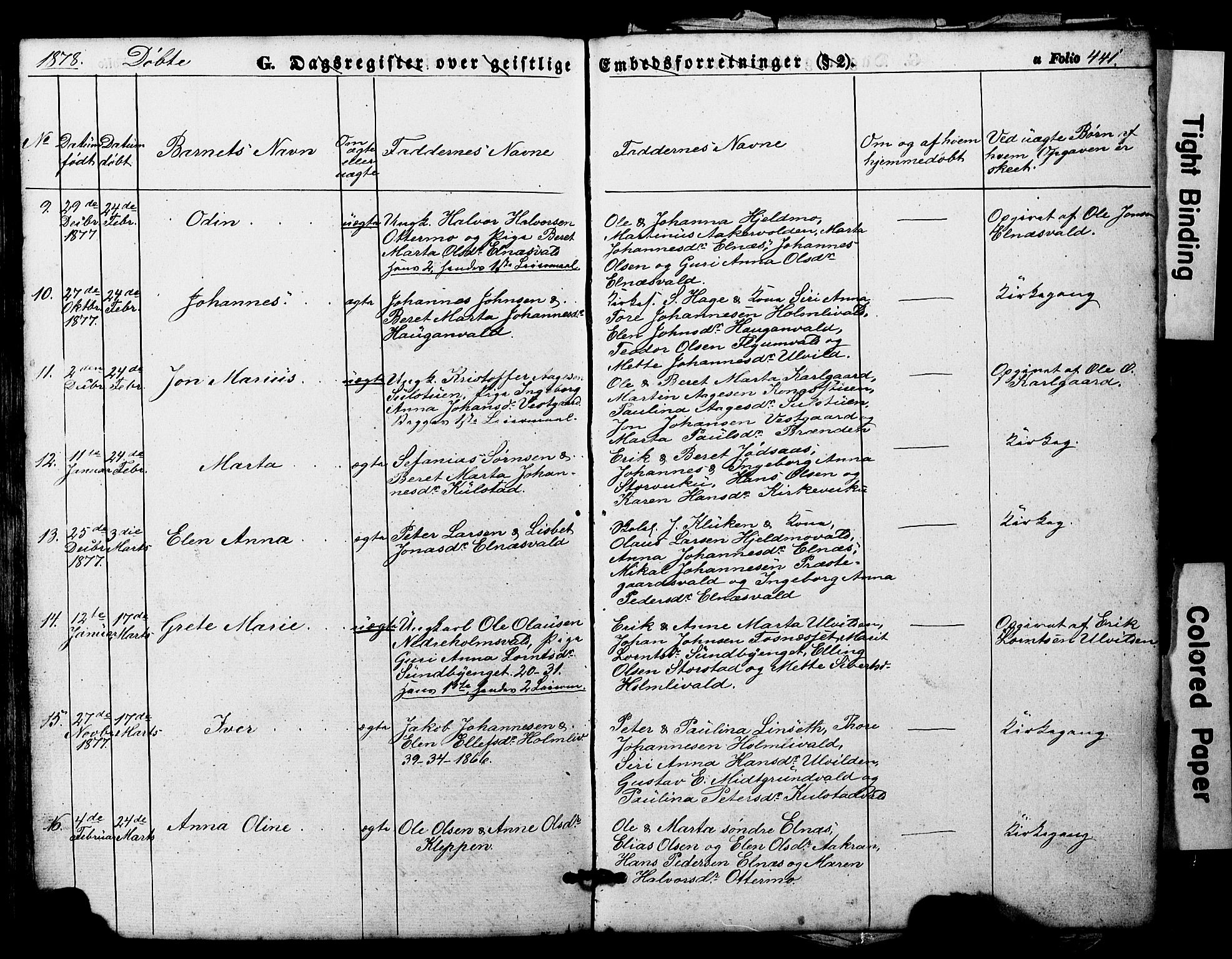 Ministerialprotokoller, klokkerbøker og fødselsregistre - Nord-Trøndelag, SAT/A-1458/724/L0268: Parish register (copy) no. 724C04, 1846-1878, p. 441