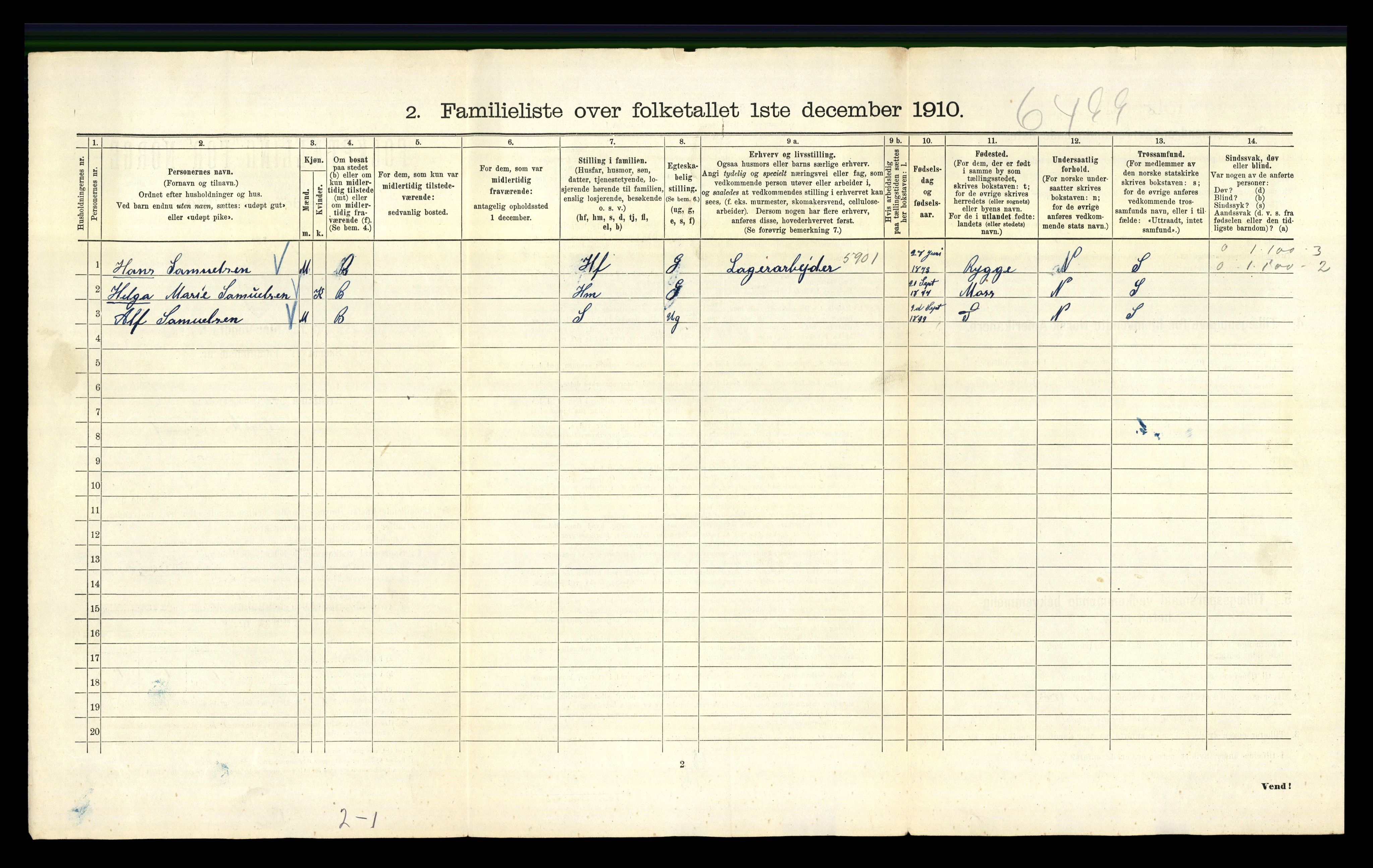RA, 1910 census for Kristiania, 1910, p. 21238