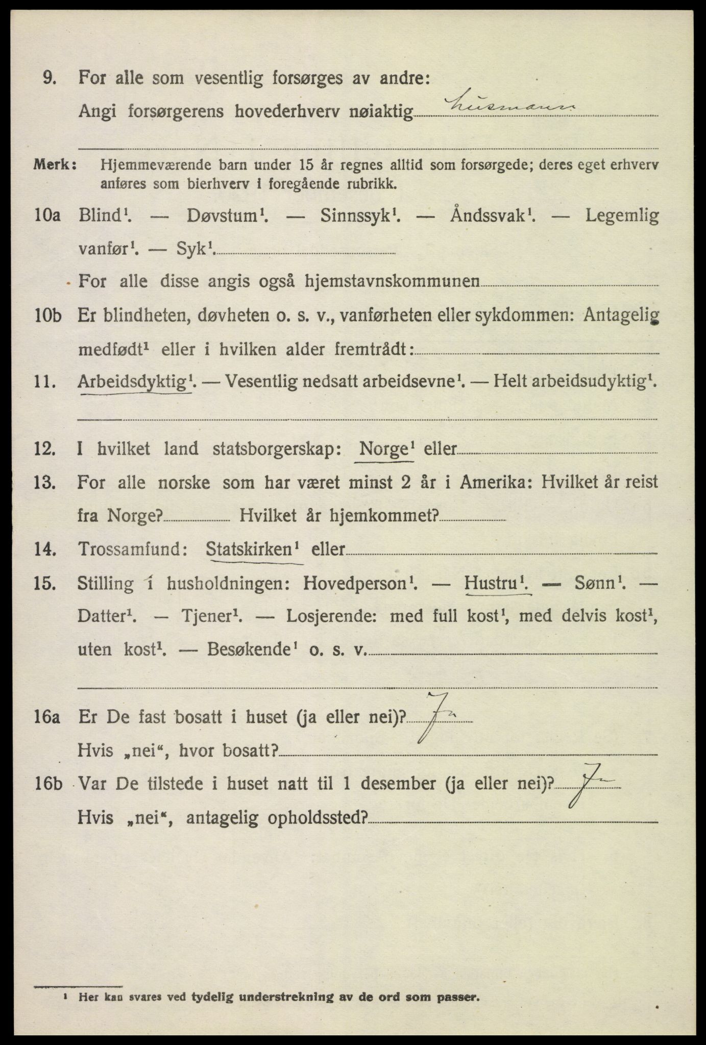 SAH, 1920 census for Løten, 1920, p. 4350