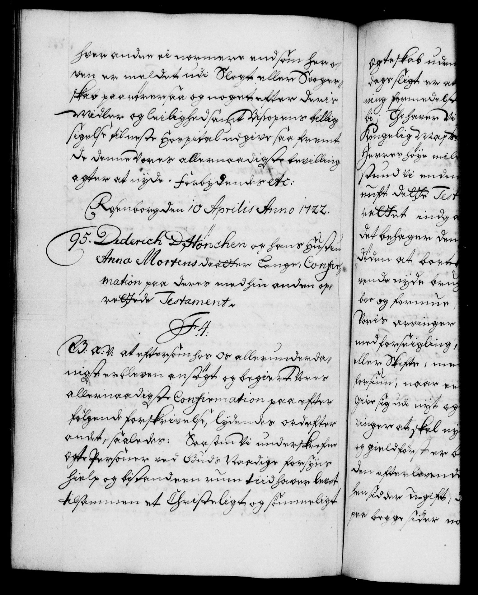 Danske Kanselli 1572-1799, RA/EA-3023/F/Fc/Fca/Fcaa/L0023: Norske registre, 1720-1722, p. 503b