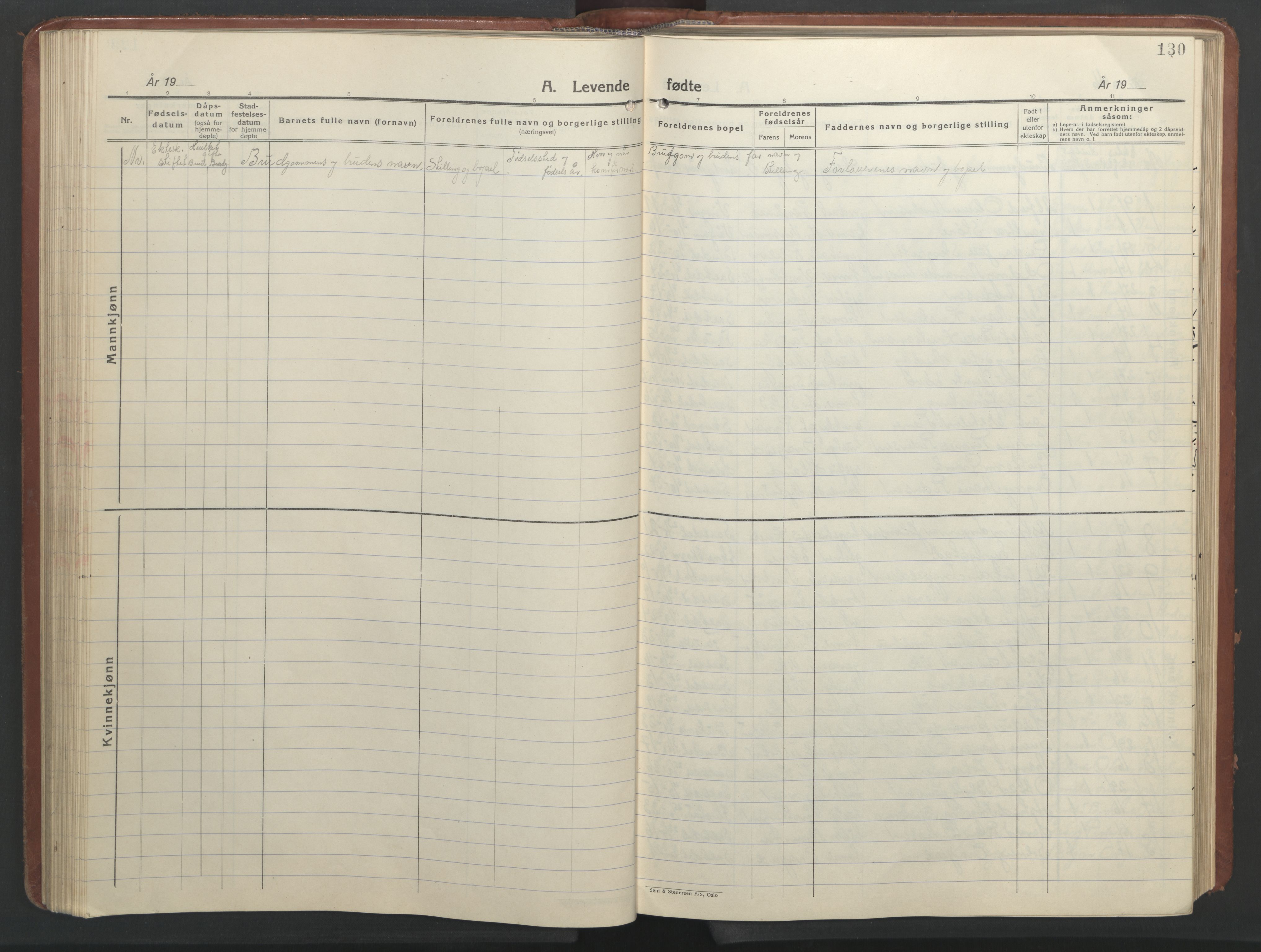 Ministerialprotokoller, klokkerbøker og fødselsregistre - Nordland, SAT/A-1459/847/L0680: Parish register (copy) no. 847C08, 1930-1947, p. 130