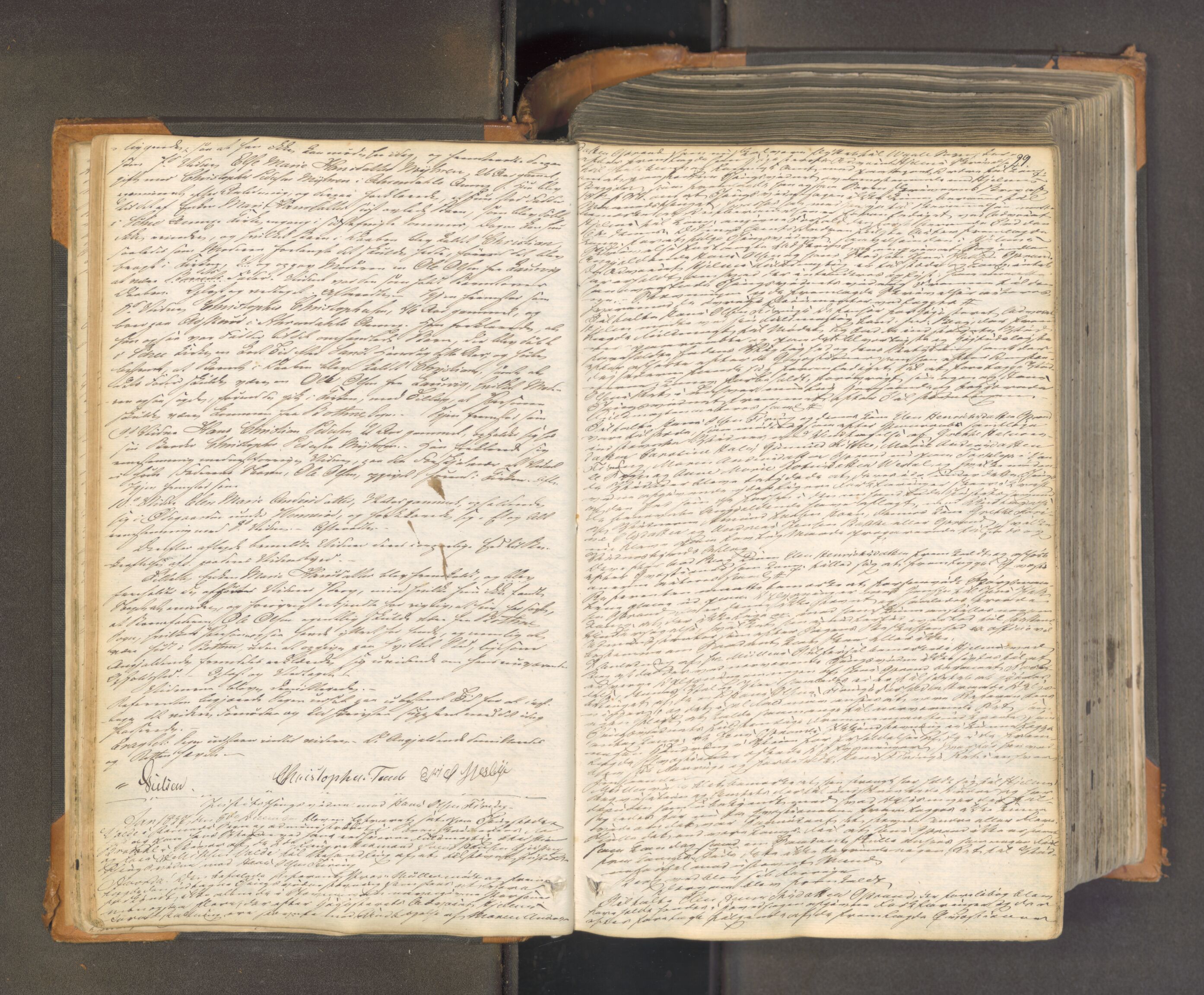 Søndre Jarlsberg sorenskriveri, AV/SAKO-A-129/F/Fa/L0033: Tingbok, 1837-1845, p. 28b-29a