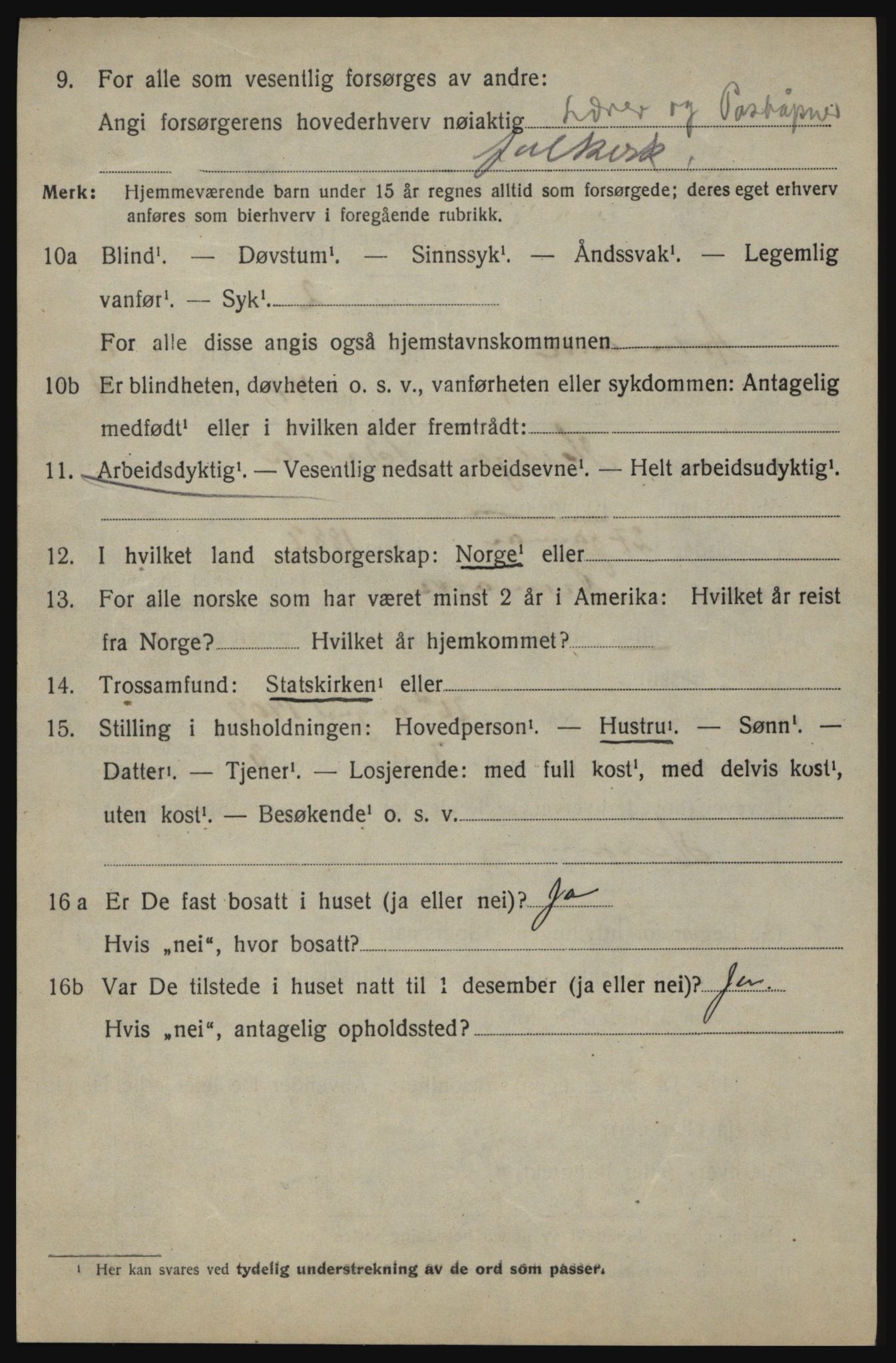 SAO, 1920 census for Aremark, 1920, p. 3726