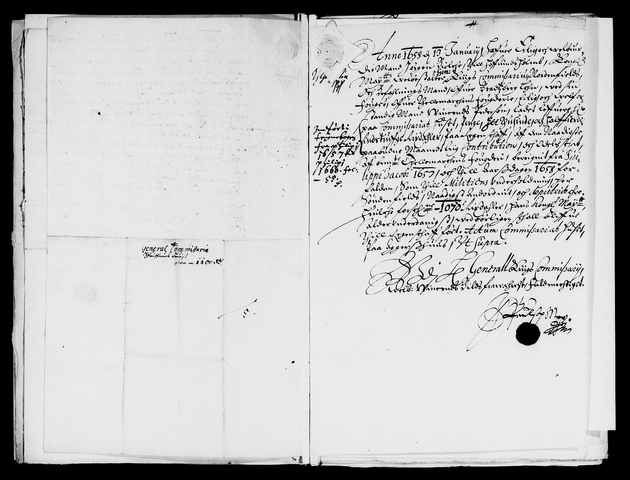 Rentekammeret inntil 1814, Reviderte regnskaper, Lensregnskaper, AV/RA-EA-5023/R/Rb/Rbp/L0047: Bratsberg len, 1659-1662