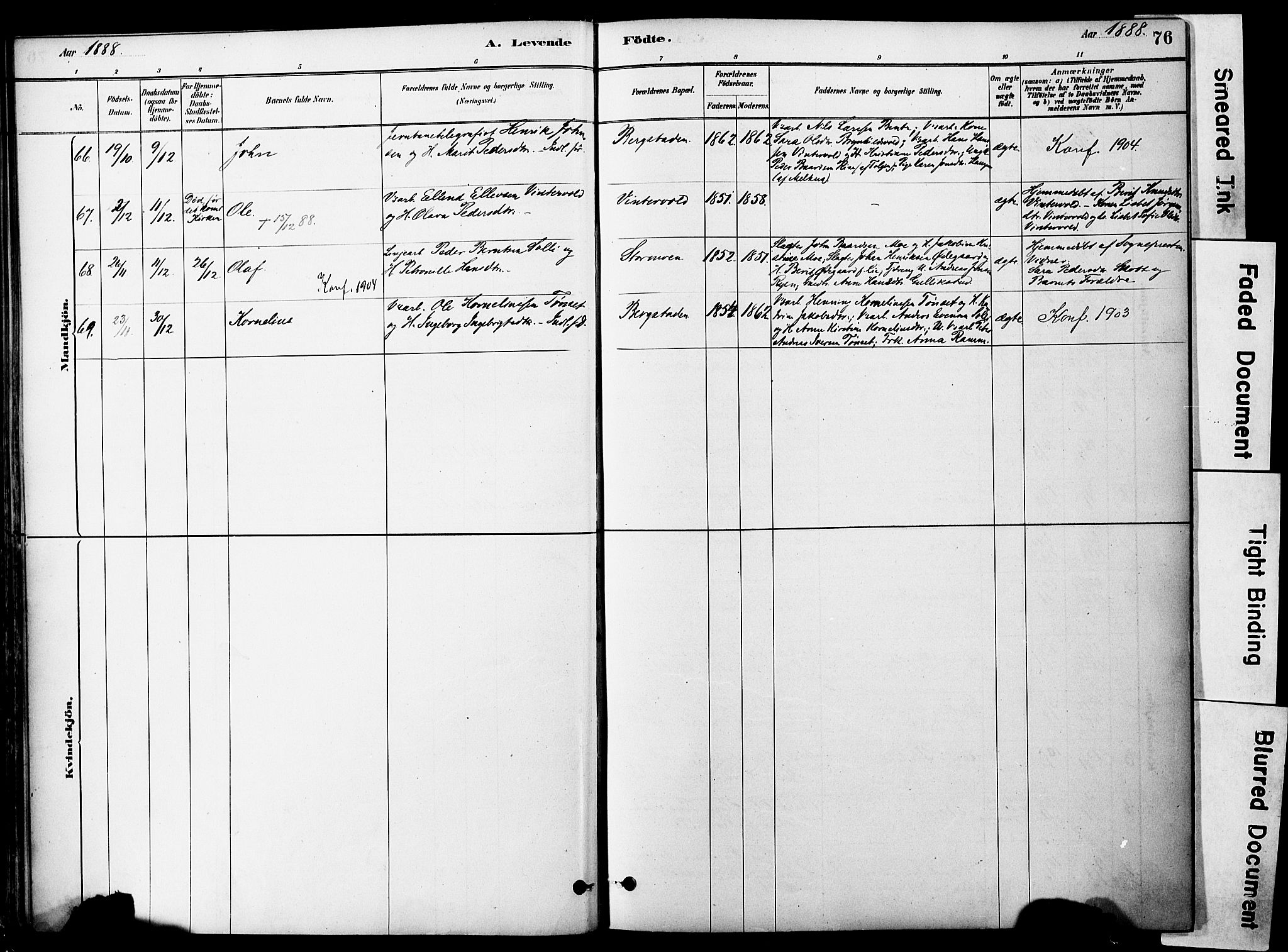 Ministerialprotokoller, klokkerbøker og fødselsregistre - Sør-Trøndelag, SAT/A-1456/681/L0933: Parish register (official) no. 681A11, 1879-1890, p. 76